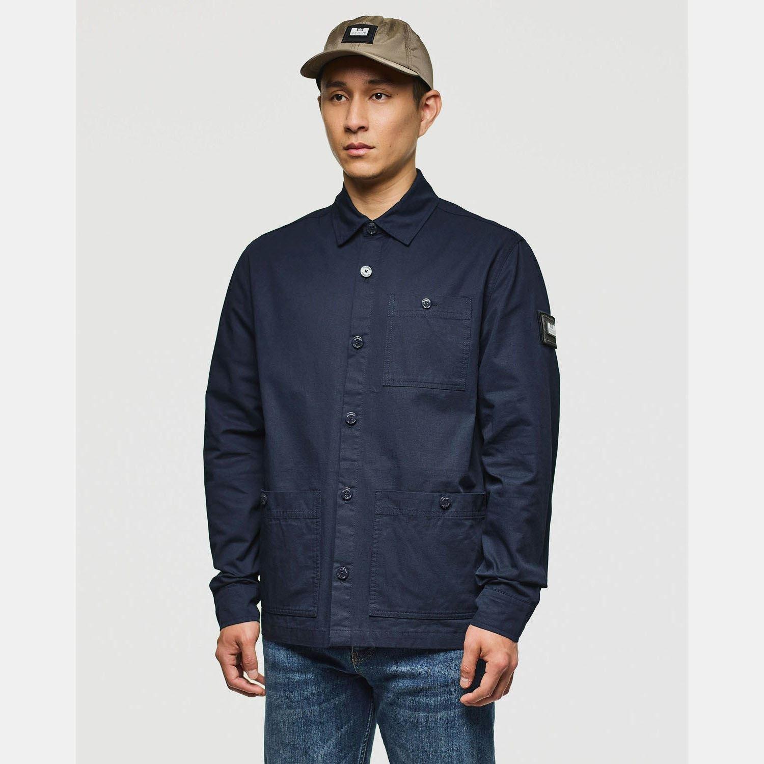 Navy - Weekend Offender - Hynde Baker Overshirt - 2