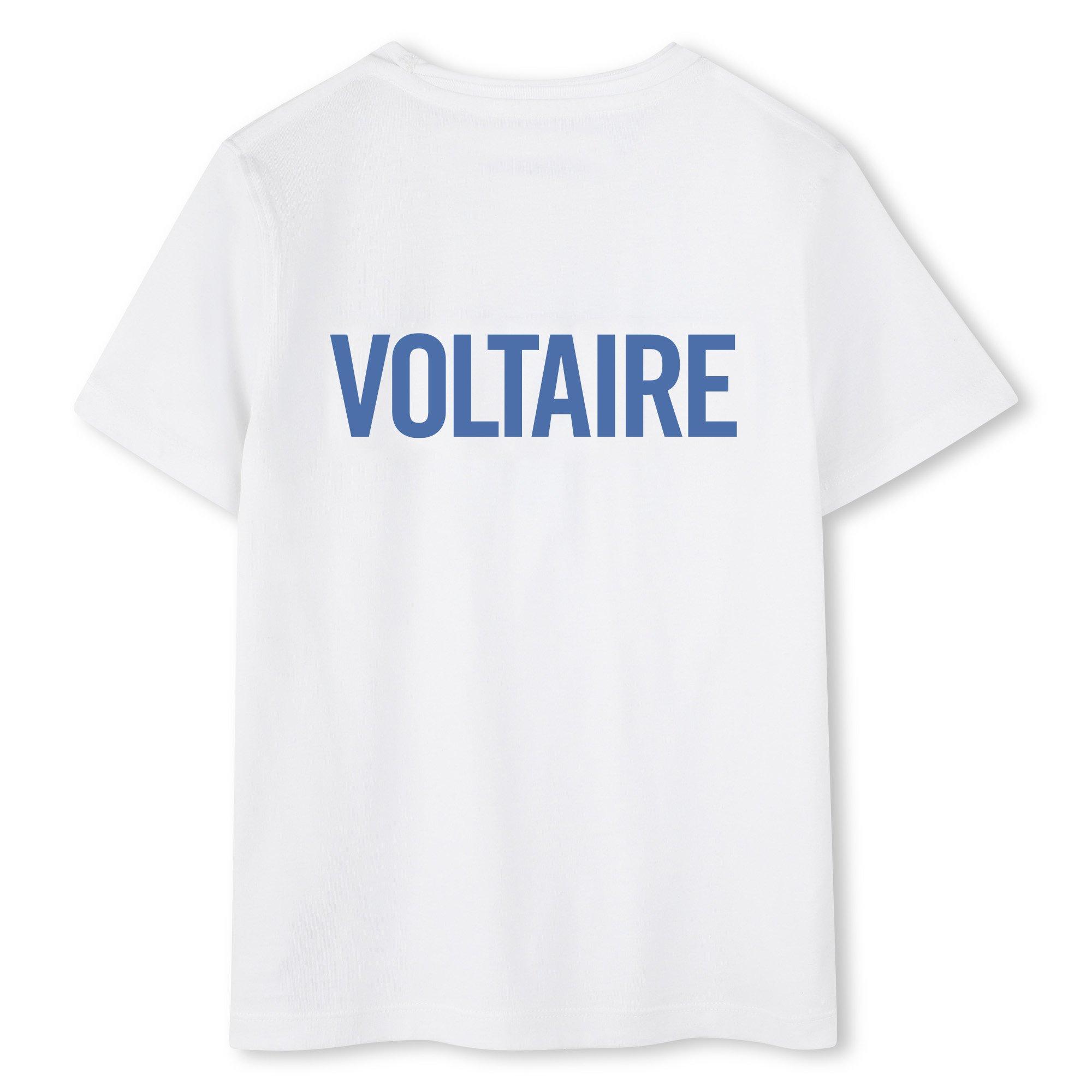 White - Zadig and Voltaire - Kids' Regular Fit Printed T-Shirt - 2