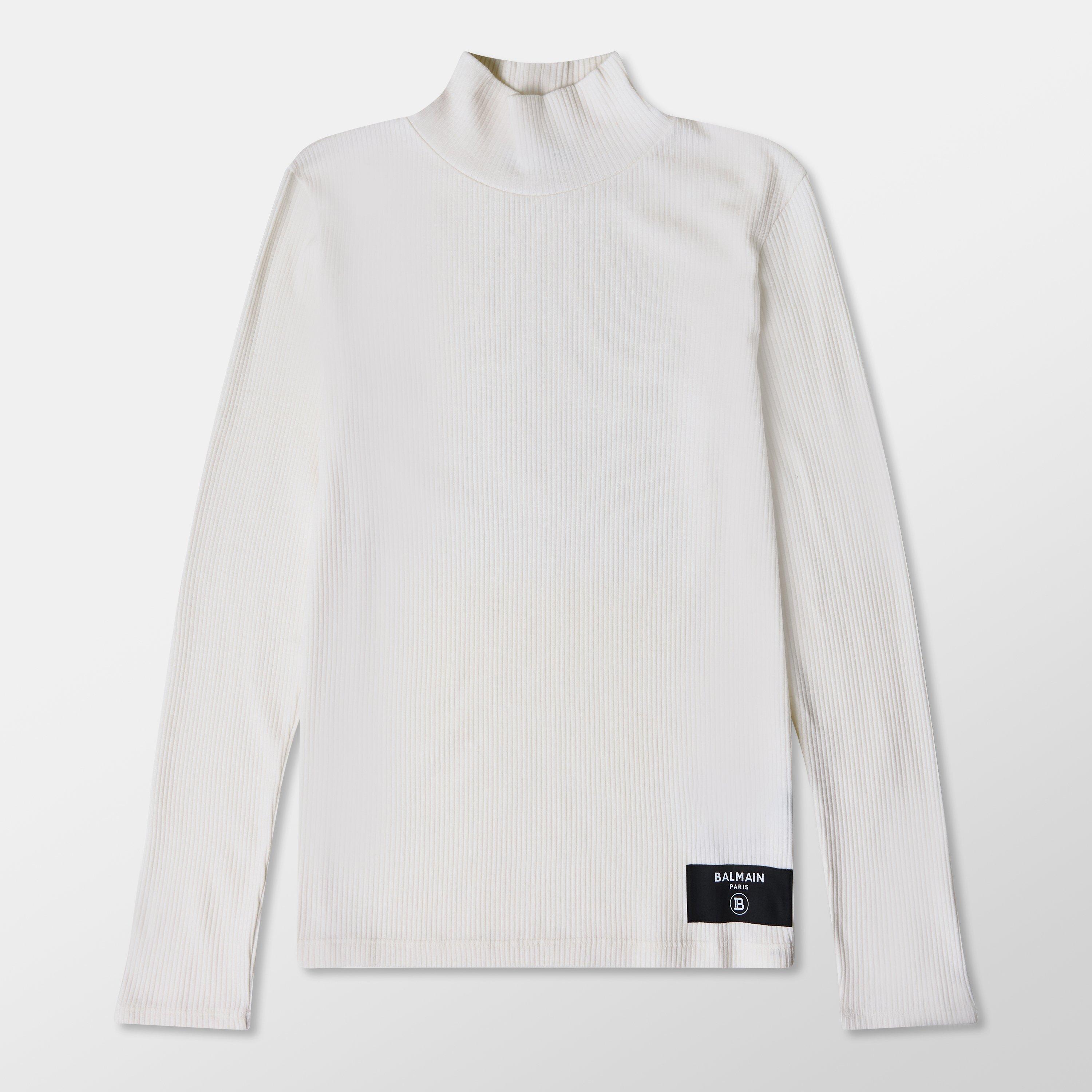 Balmain Unisex Kids' Logo Knitted Top