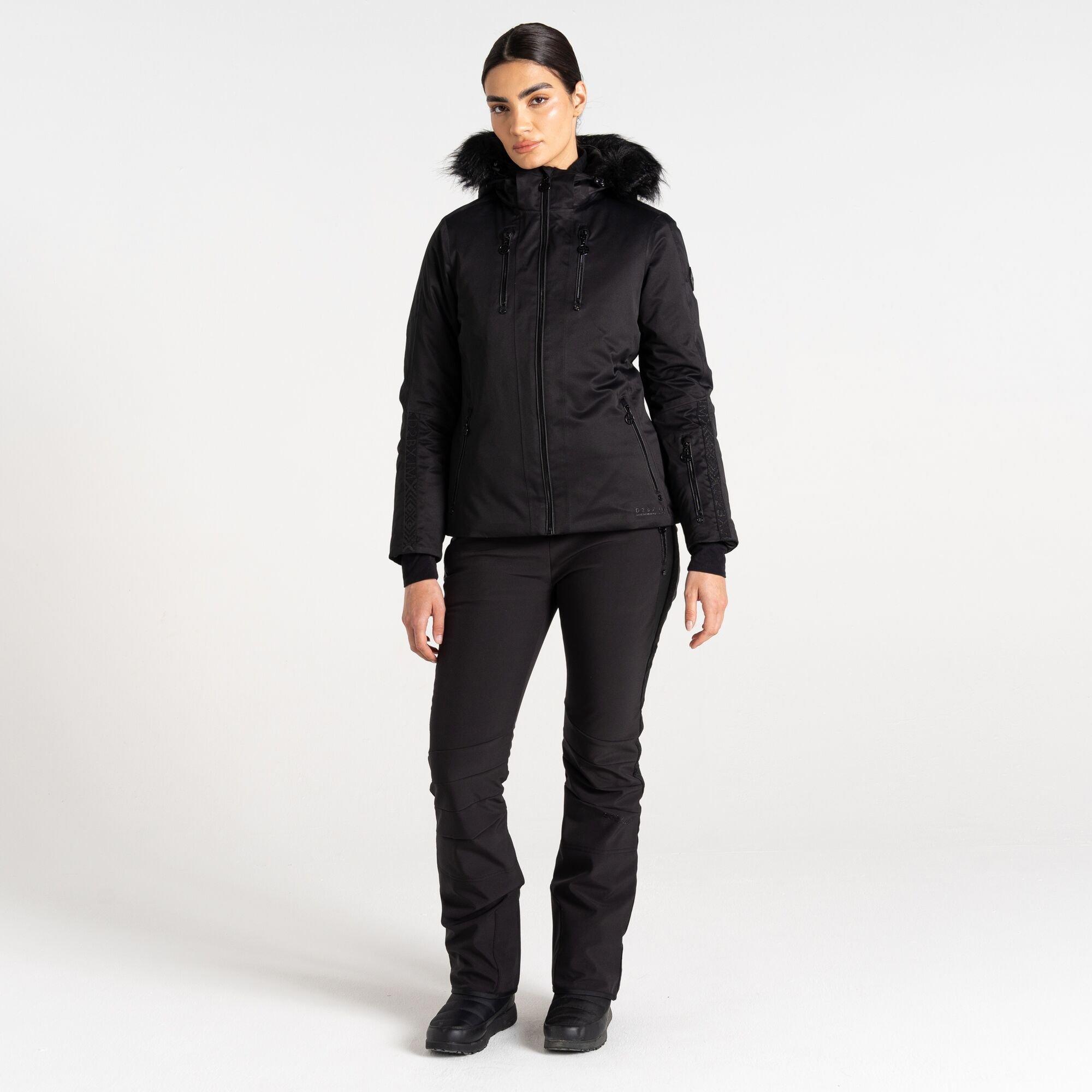 Black - Dare 2b - Frenzied Waterproof Ski Jacket - 8