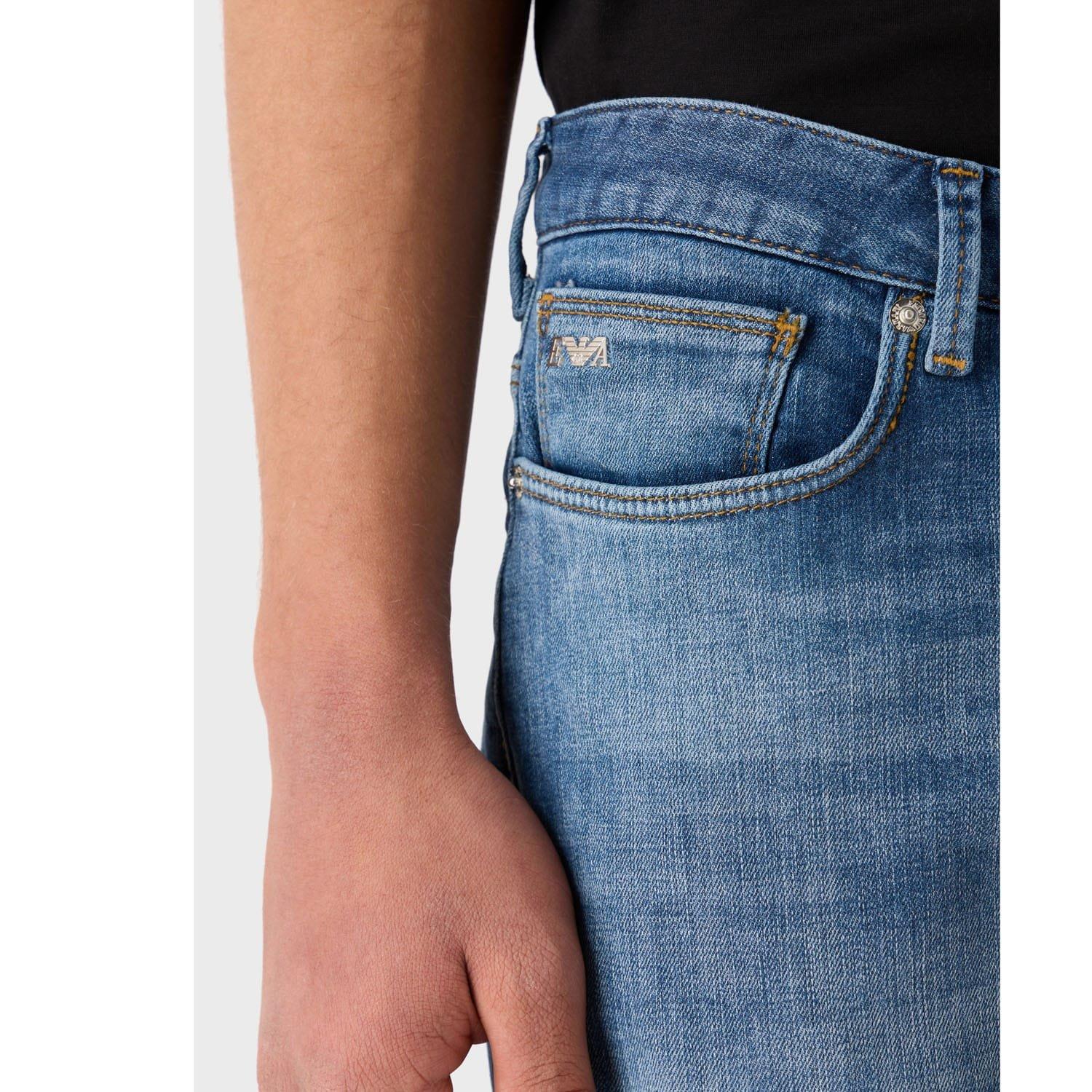 Blue - Emporio Armani - J06 Slim-Fit Jeans - 3