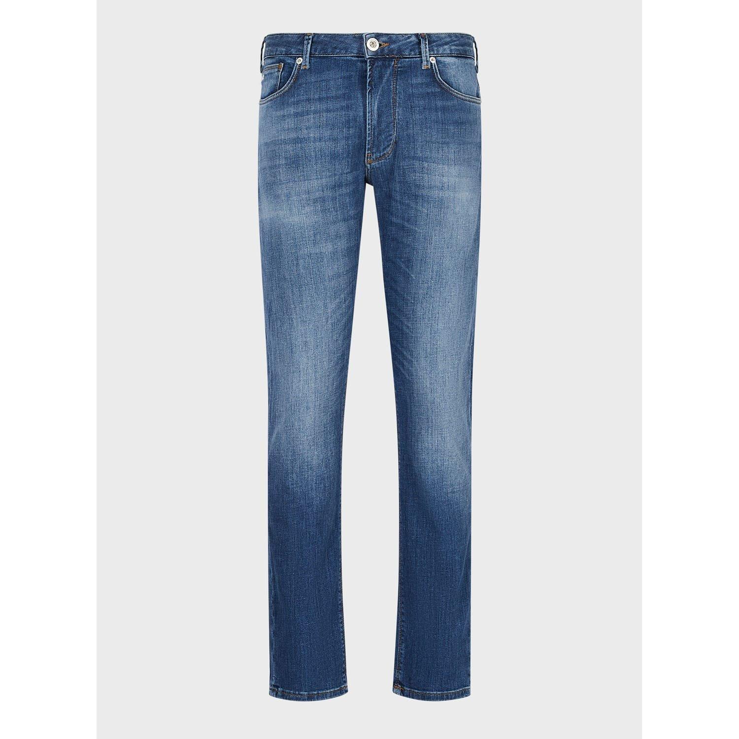 Blue - Emporio Armani - J06 Slim-Fit Jeans - 4