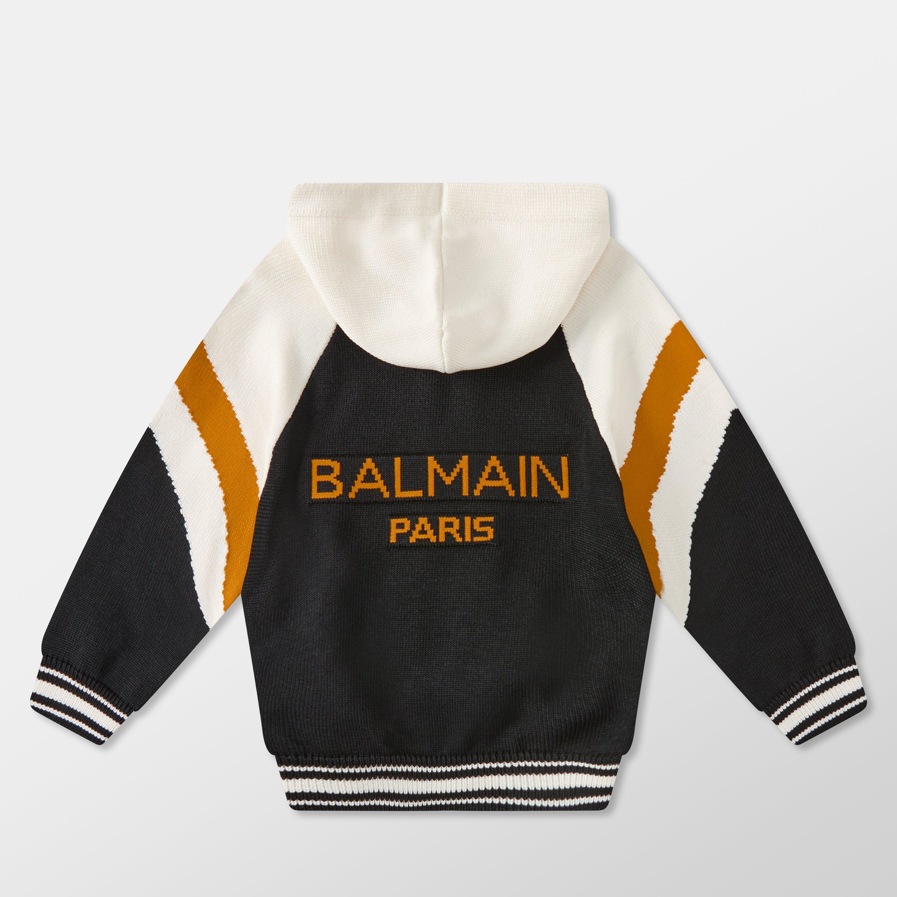 black/gold - Balmain - Kids Cardigans - 2