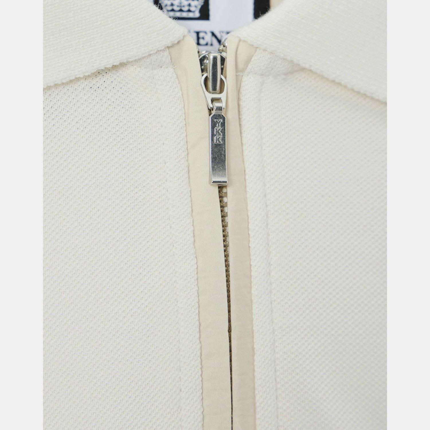 White - Weekend Offender - Monti Zip Polo Shirt - 6