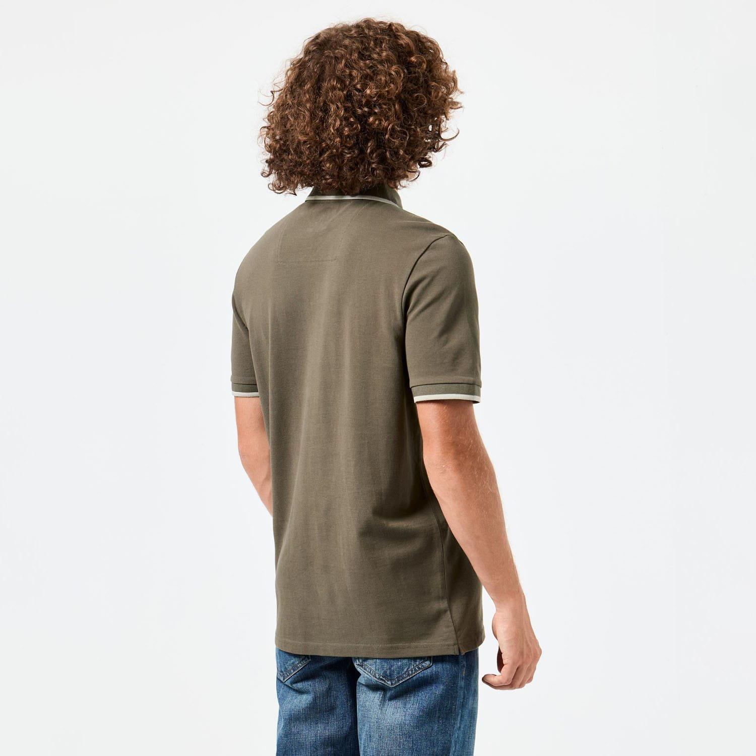 Green - Weekend Offender - Shore Zipped Polo Shirt - 2