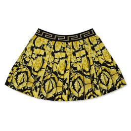Versace Barocco Pleated Skirt Infant Girls