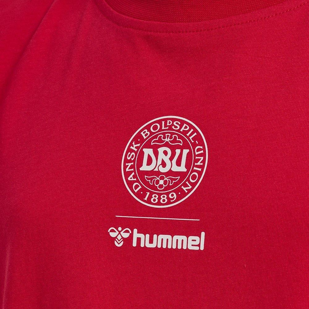 Rood/Wit - Hummel - Kids Denmark Short Sleeve T-Shirt - 3