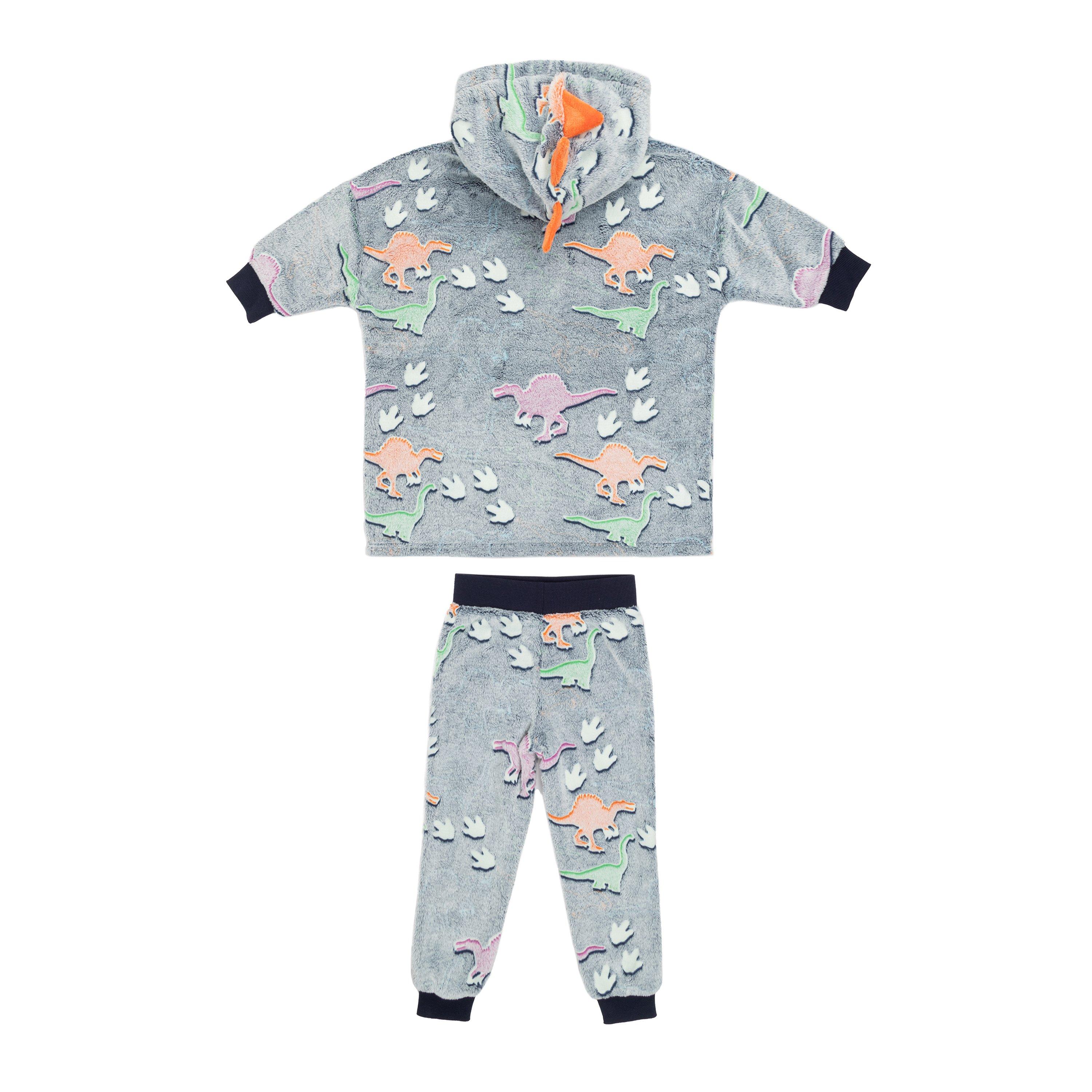 Navy/Multi - Firetrap - Kids Boys Glow in the Dark Hoodie and Pant Set - 2