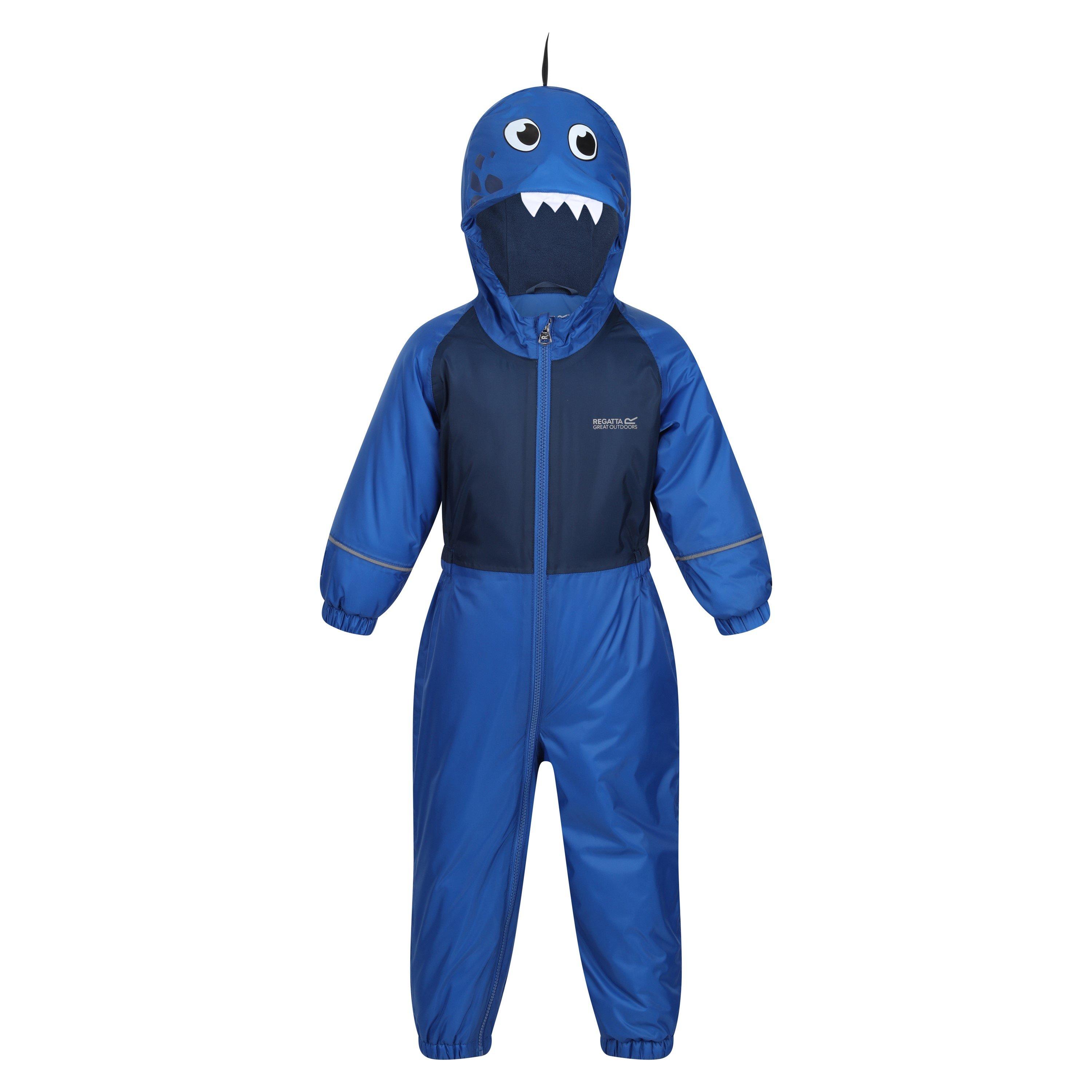 Regatta  Newborn Kids' Mudplay Iii Waterproof Insulated Long Puffer Jacket - Nautbluedino - 6-12 Mnth