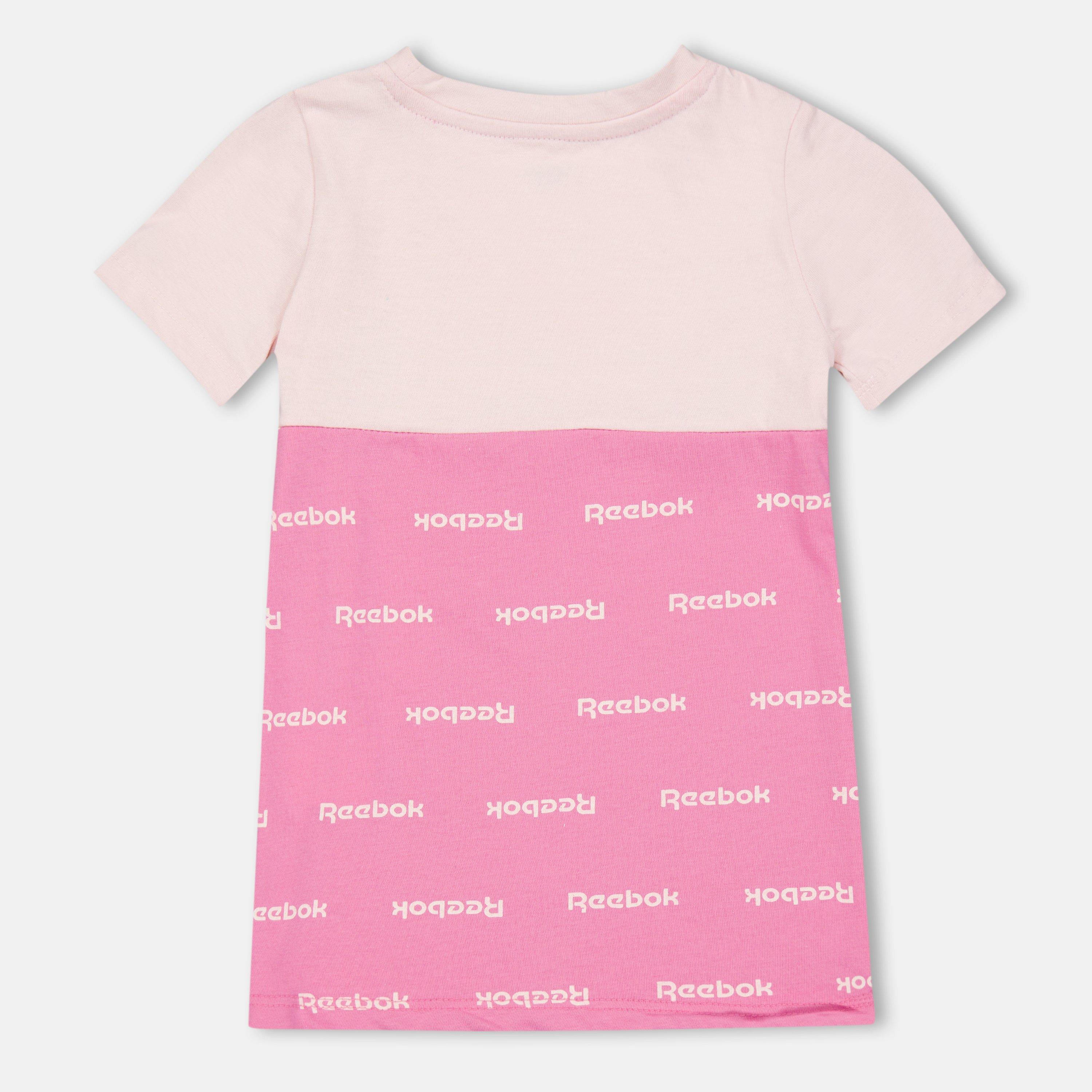 Aurora Pink - Reebok - Block T-Shirt Dress - 2