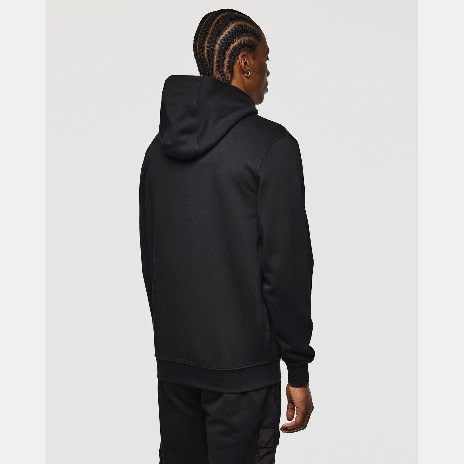 Black - Weekend Offender - Daponte Overlay Zip Hoodie - 3