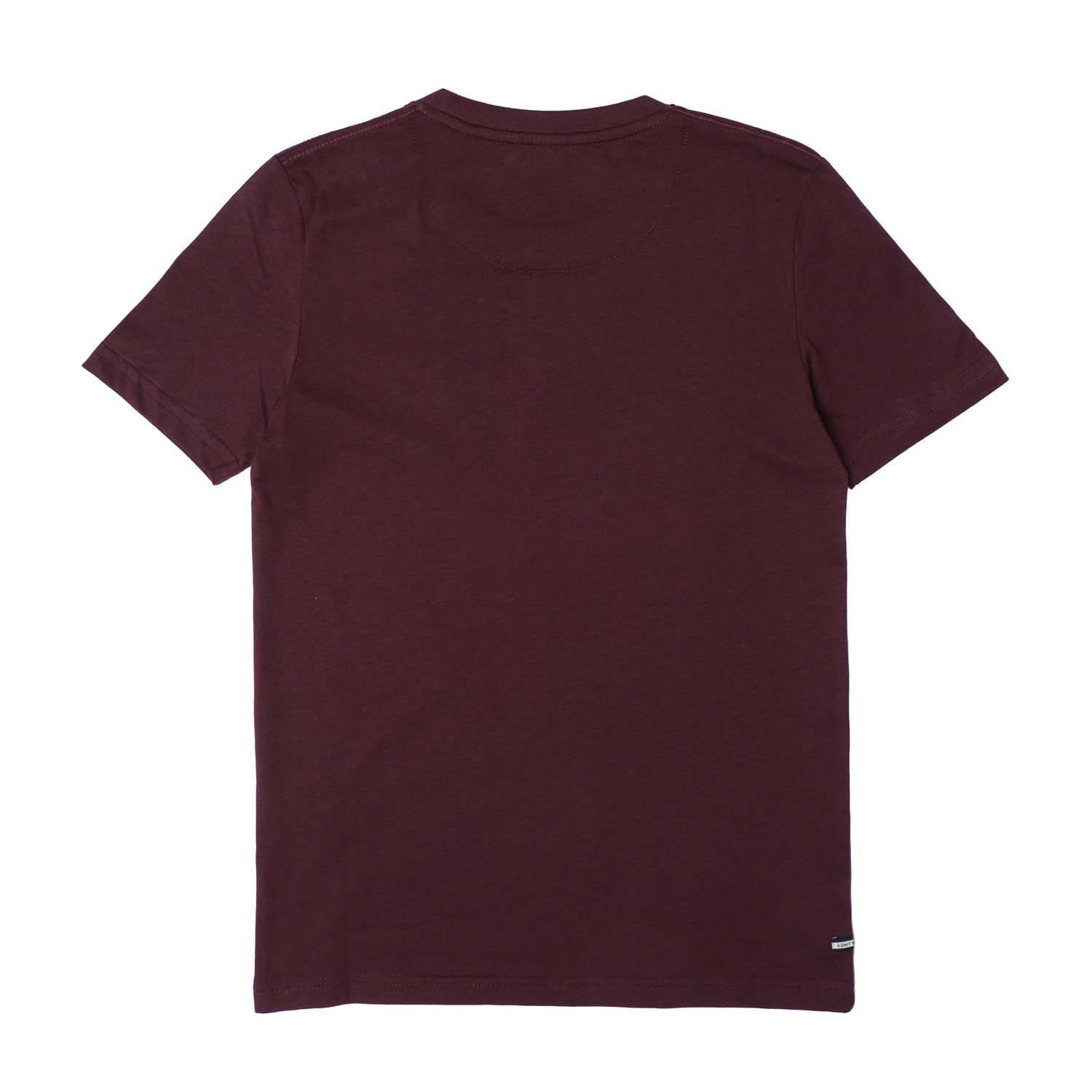 Burgundy - Weekend Offender - Bridgetown Printed Logo T-Shirt - 2