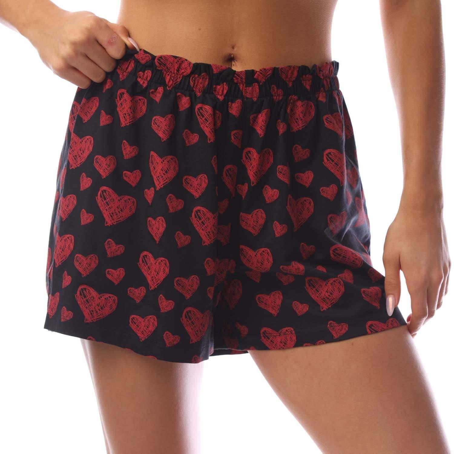 Red - Hugo - Nikka Pyjama Shorts - 2