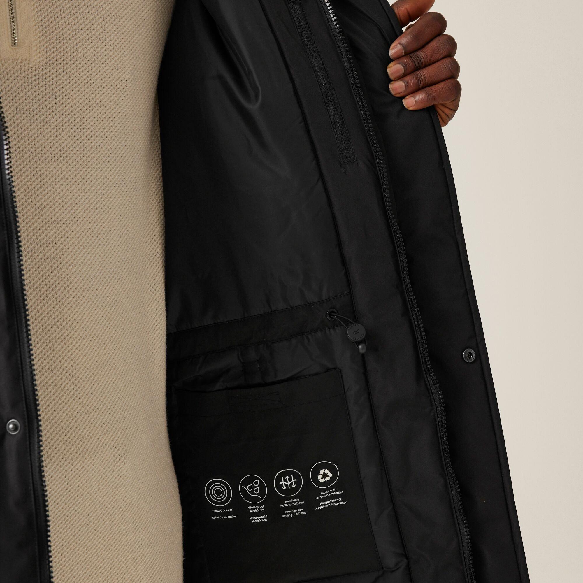 Black - Regatta - Volter Heated Waterproof Jacket - 4