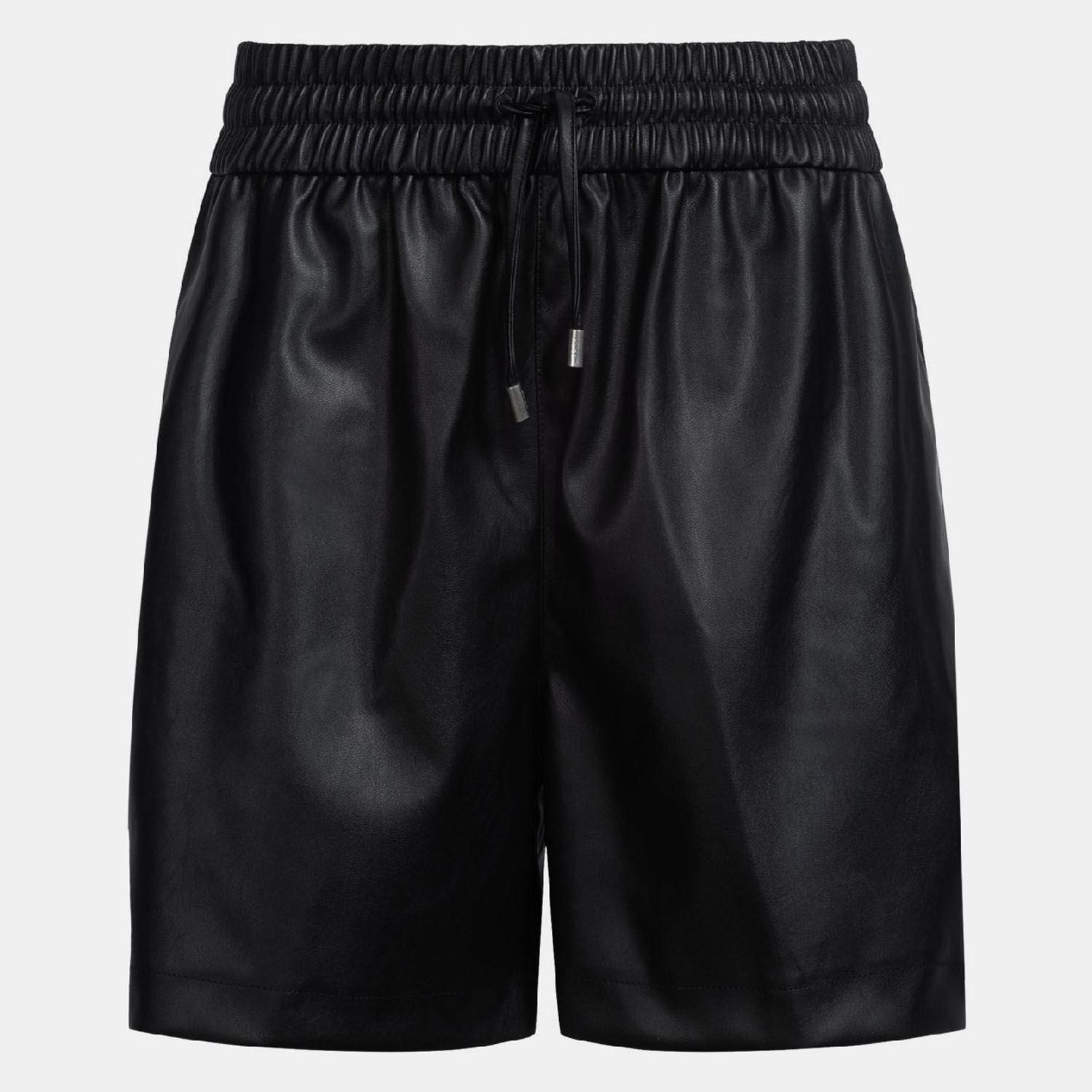 Hugo Henuka-1 B Faux Leather Shorts