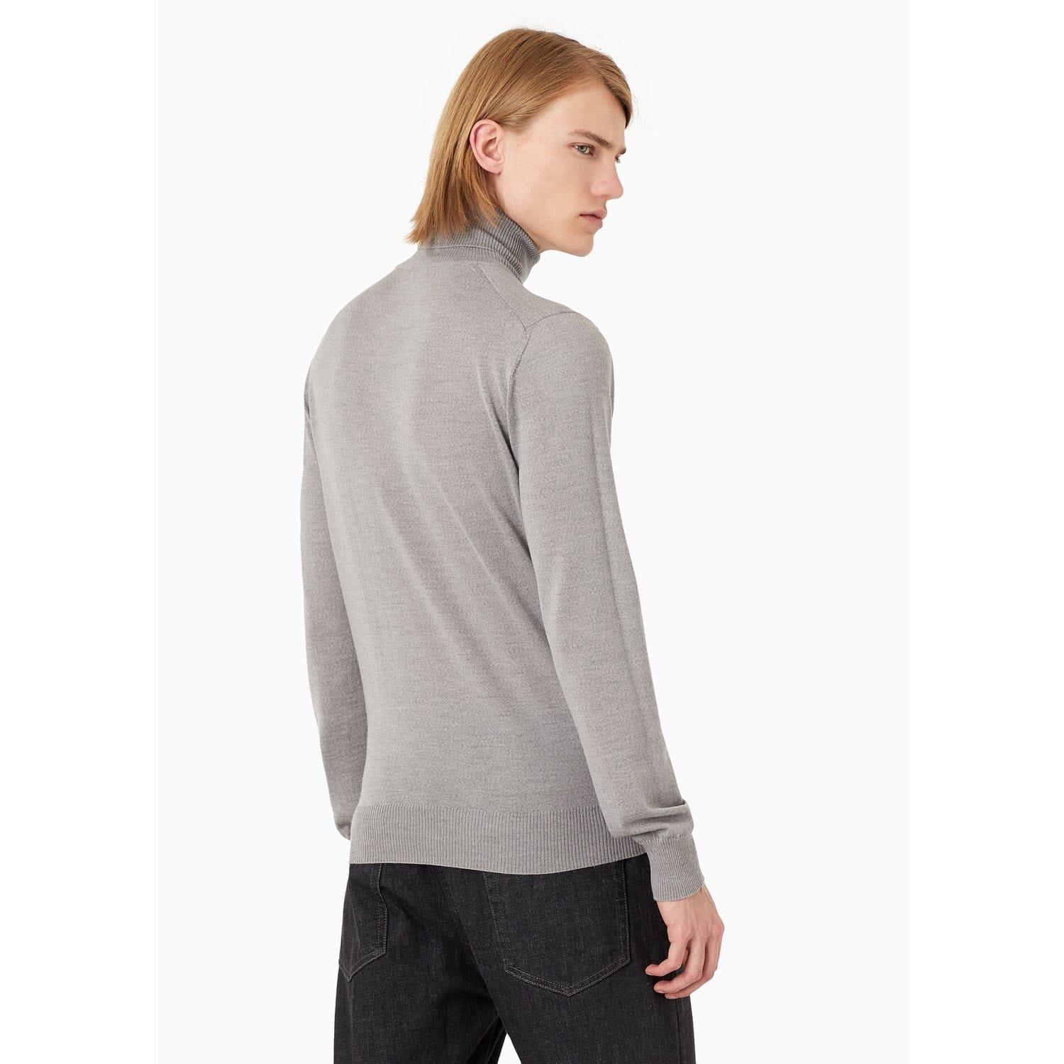 Grey - Emporio Armani - Rollneck Sweater - 2