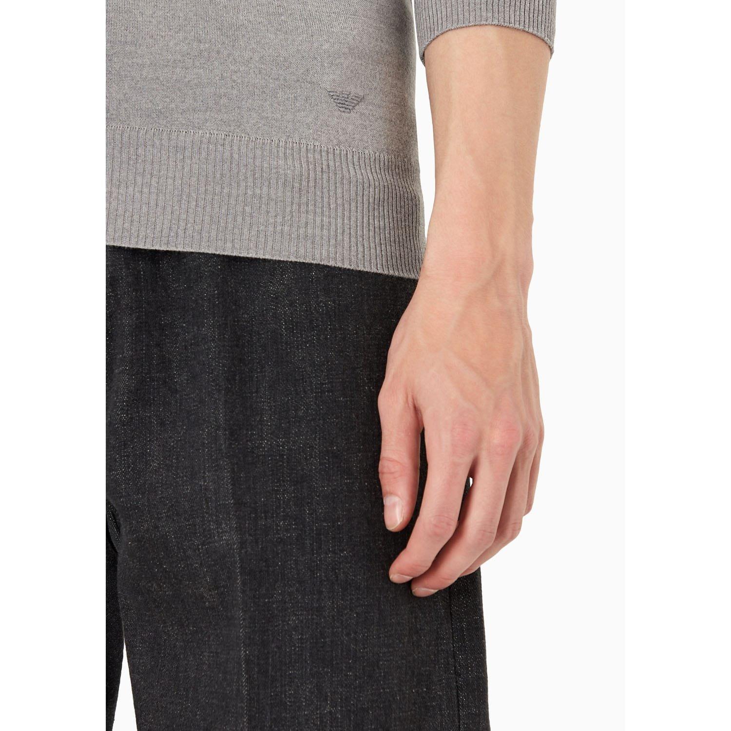 Grey - Emporio Armani - Rollneck Sweater - 5