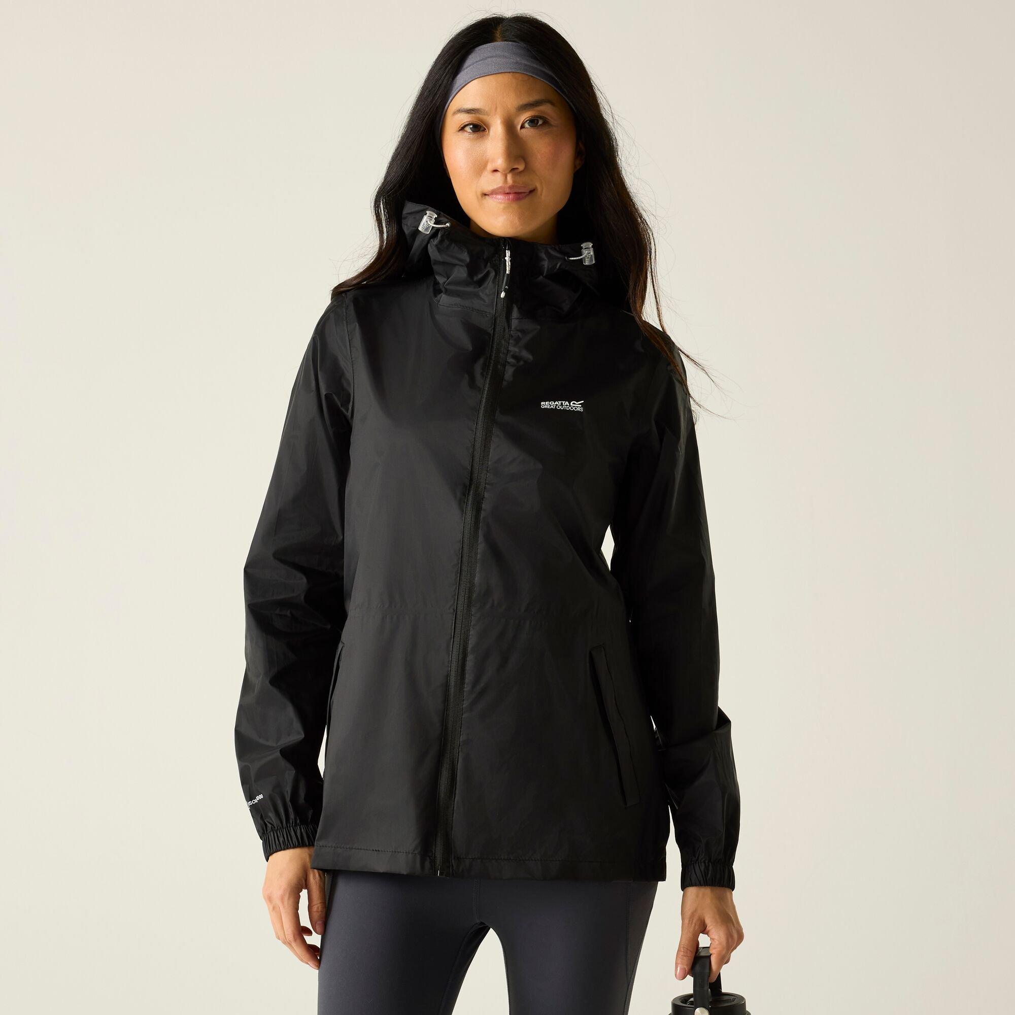 Regatta Women's Pack It Iii Waterproof Jacket - Black - 24