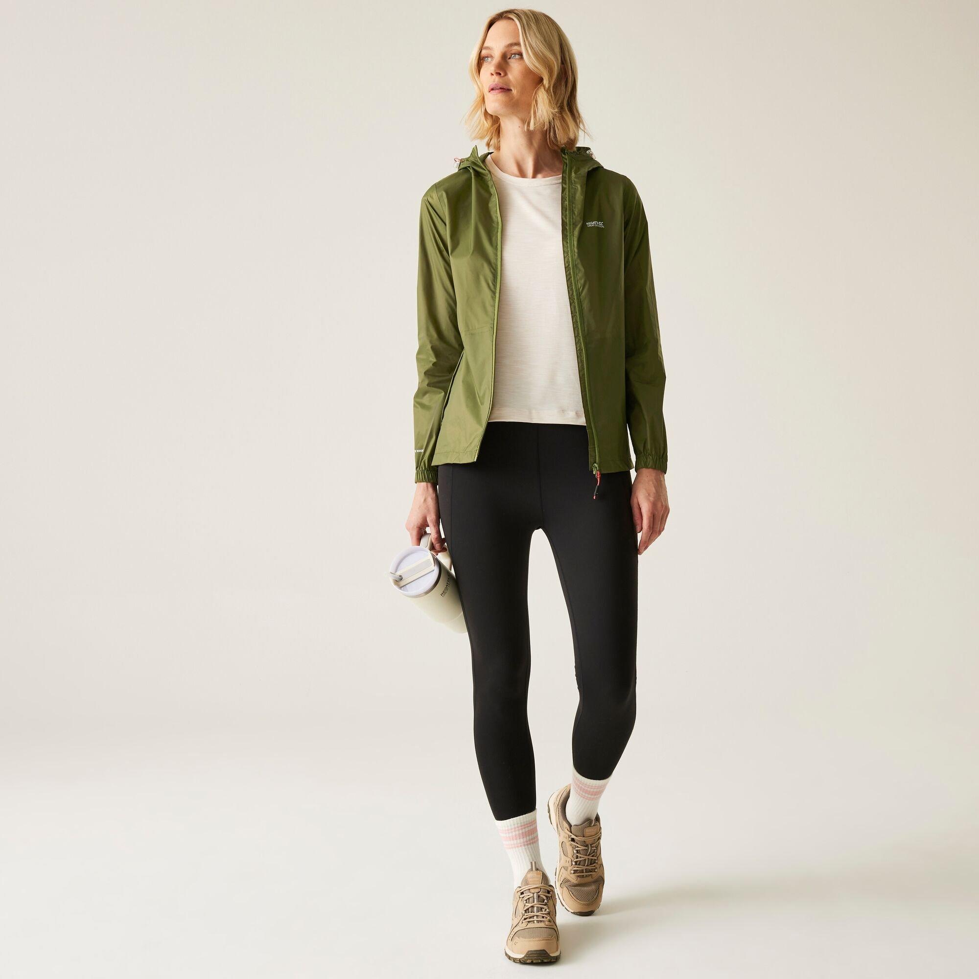 Nephrite Green - Regatta - Women's Pack It III Waterproof Breathable Packaway Jacket - 3