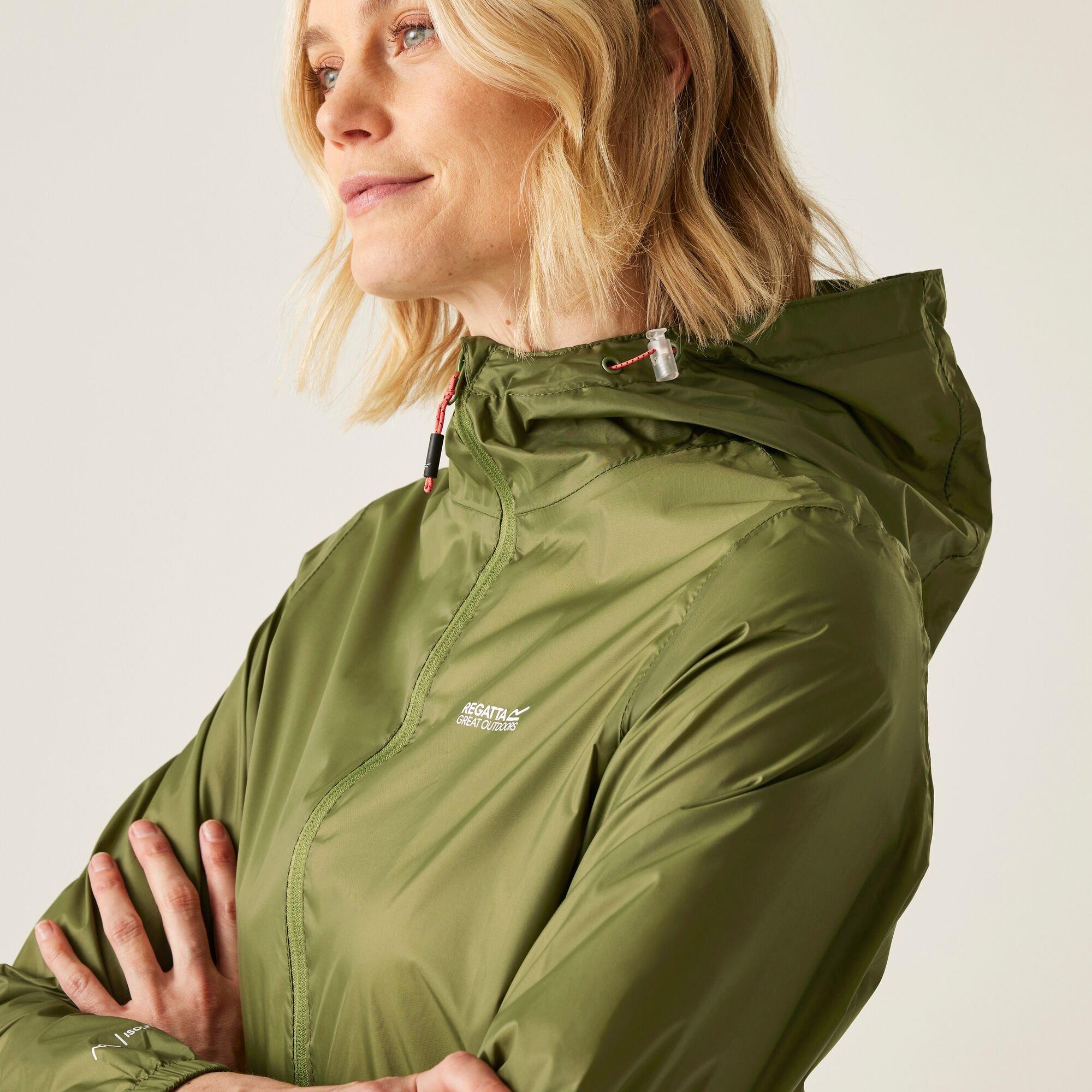 Nephrite Green - Regatta - Women's Pack It III Waterproof Breathable Packaway Jacket - 4