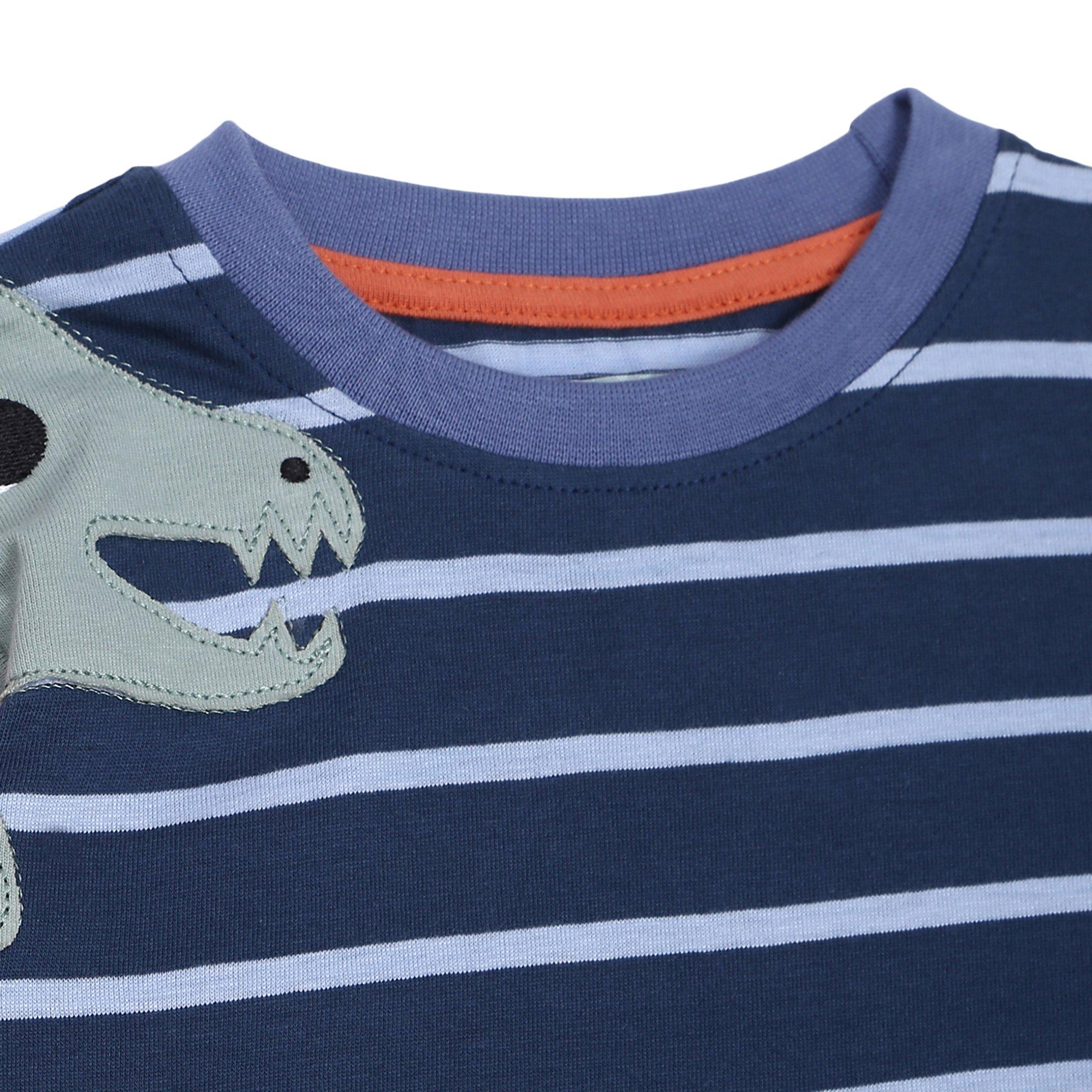 Blue - Lilly and Sid - Kids' Dino T-Shirt - 3