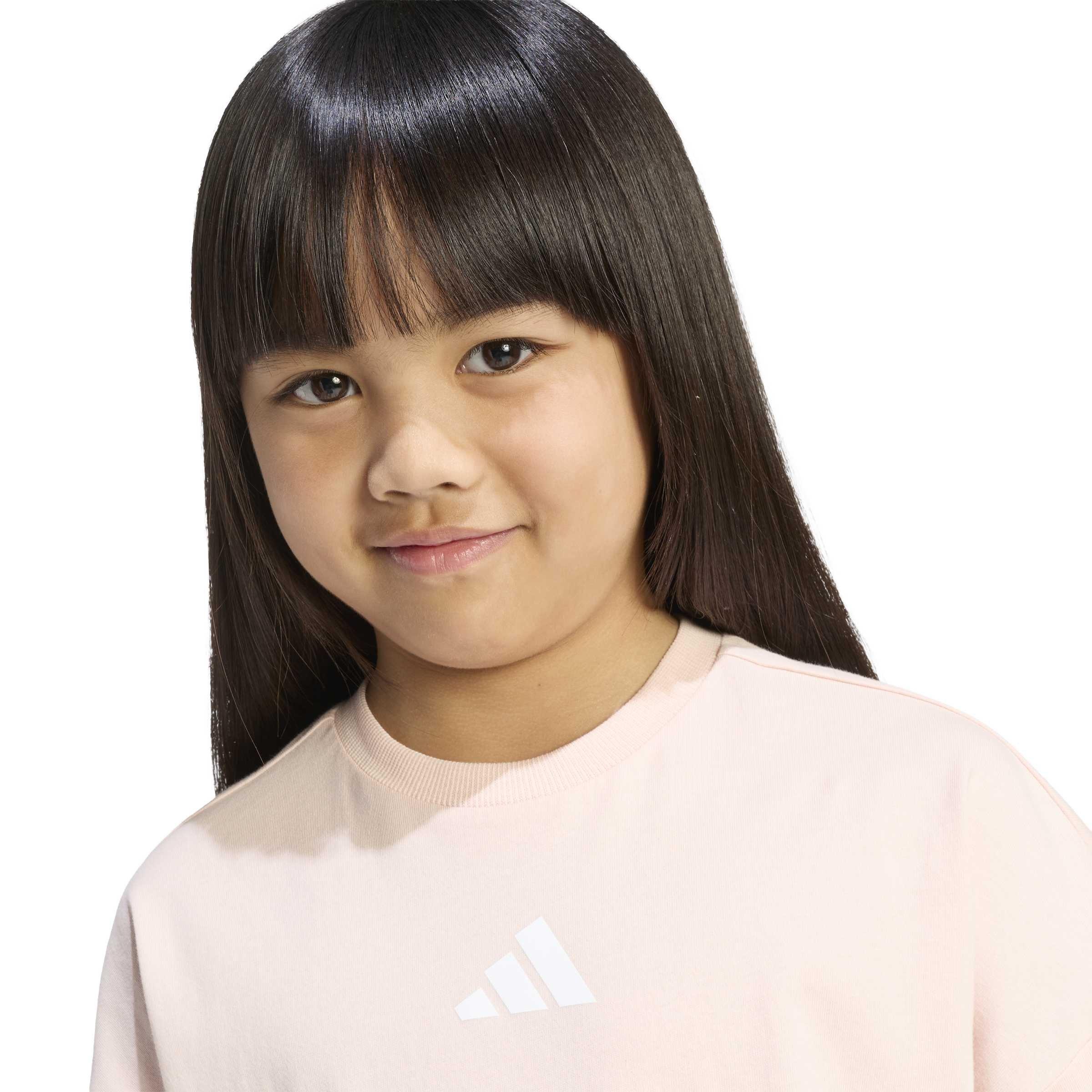 Ružičasta/Bijela - adidas - Kids' Top and Trouser Set - 11