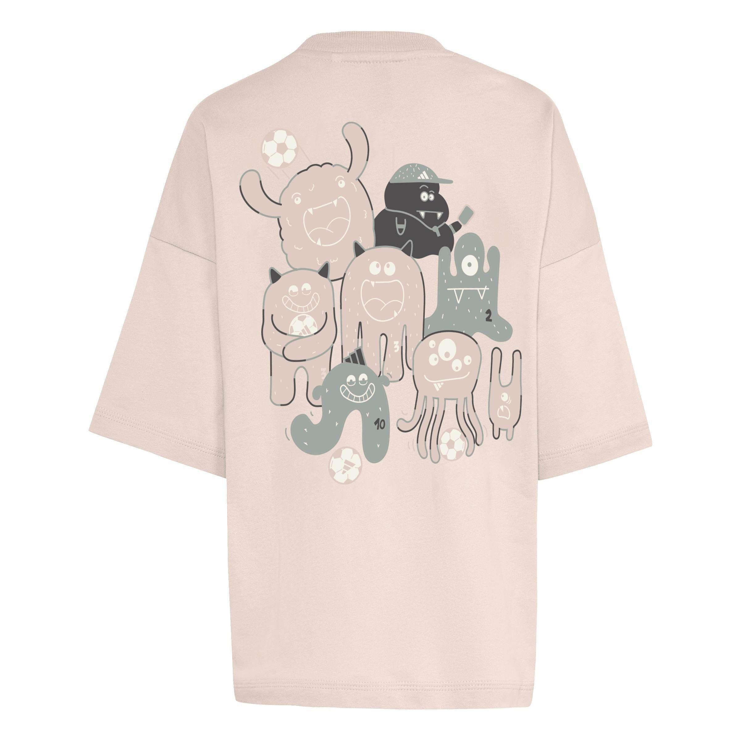Ružičasta/Bijela - adidas - Kids' Top and Trouser Set - 8