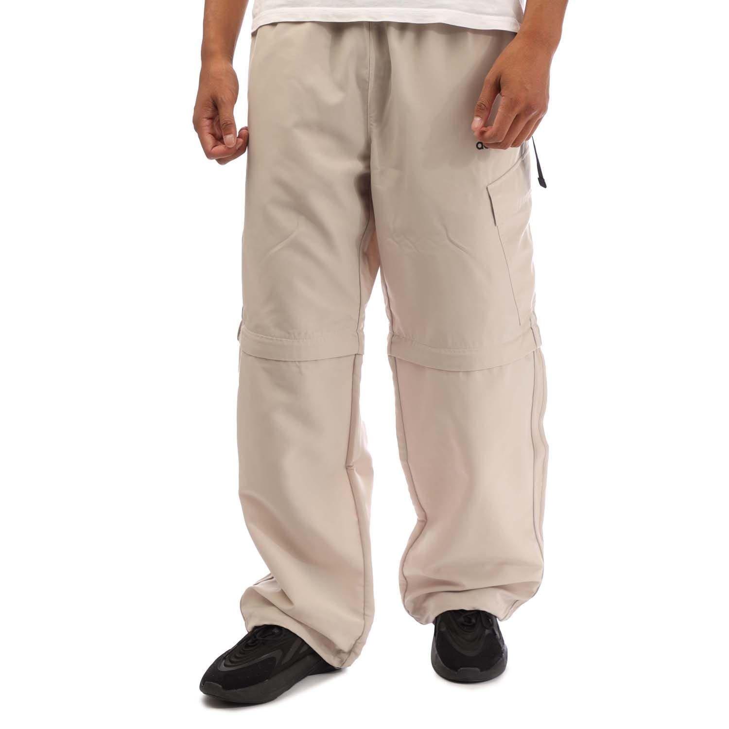 Adidas Originals Men's Zip-Off Joggers - Beige - 2XS