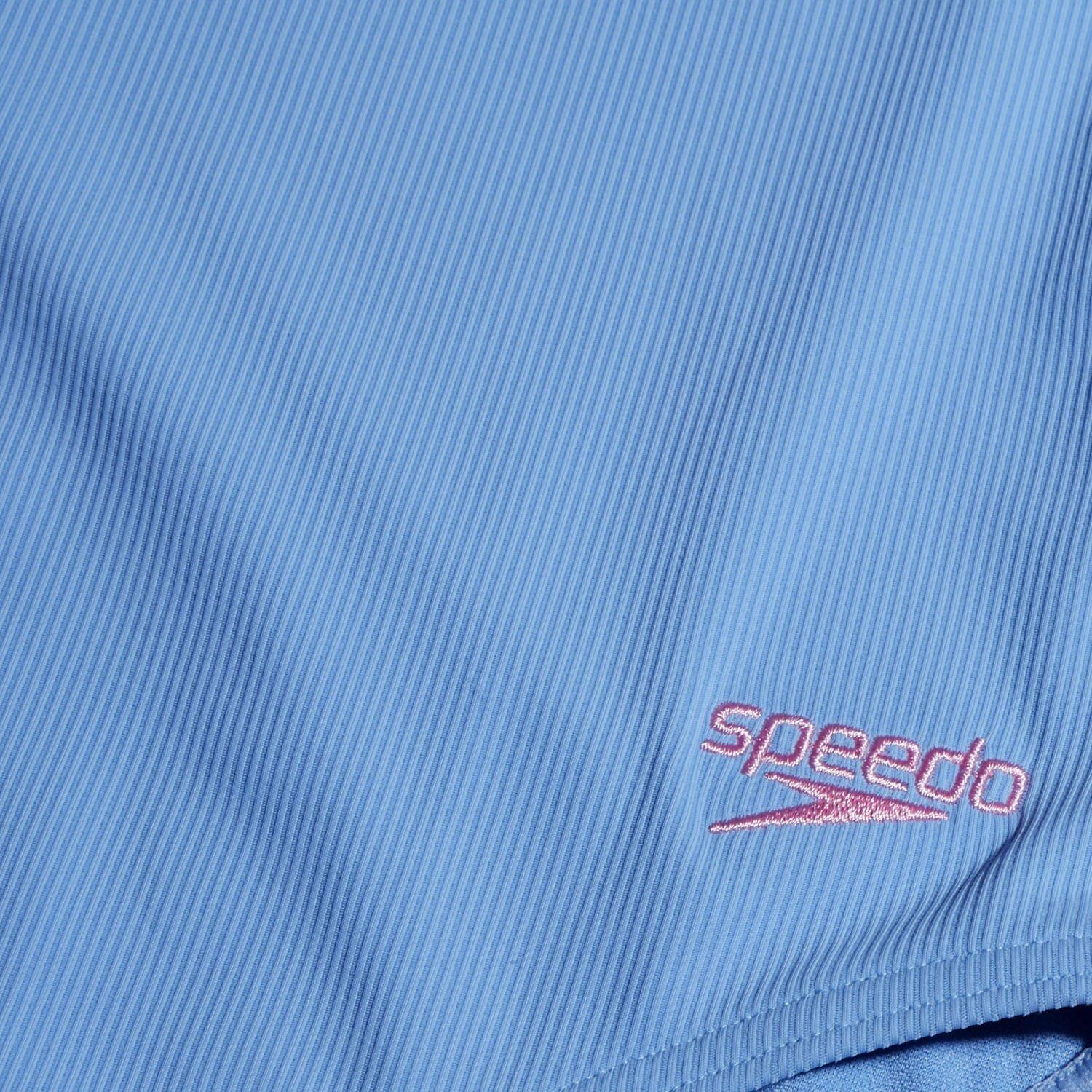 Blue - Speedo - Textured Swimsuit - 3