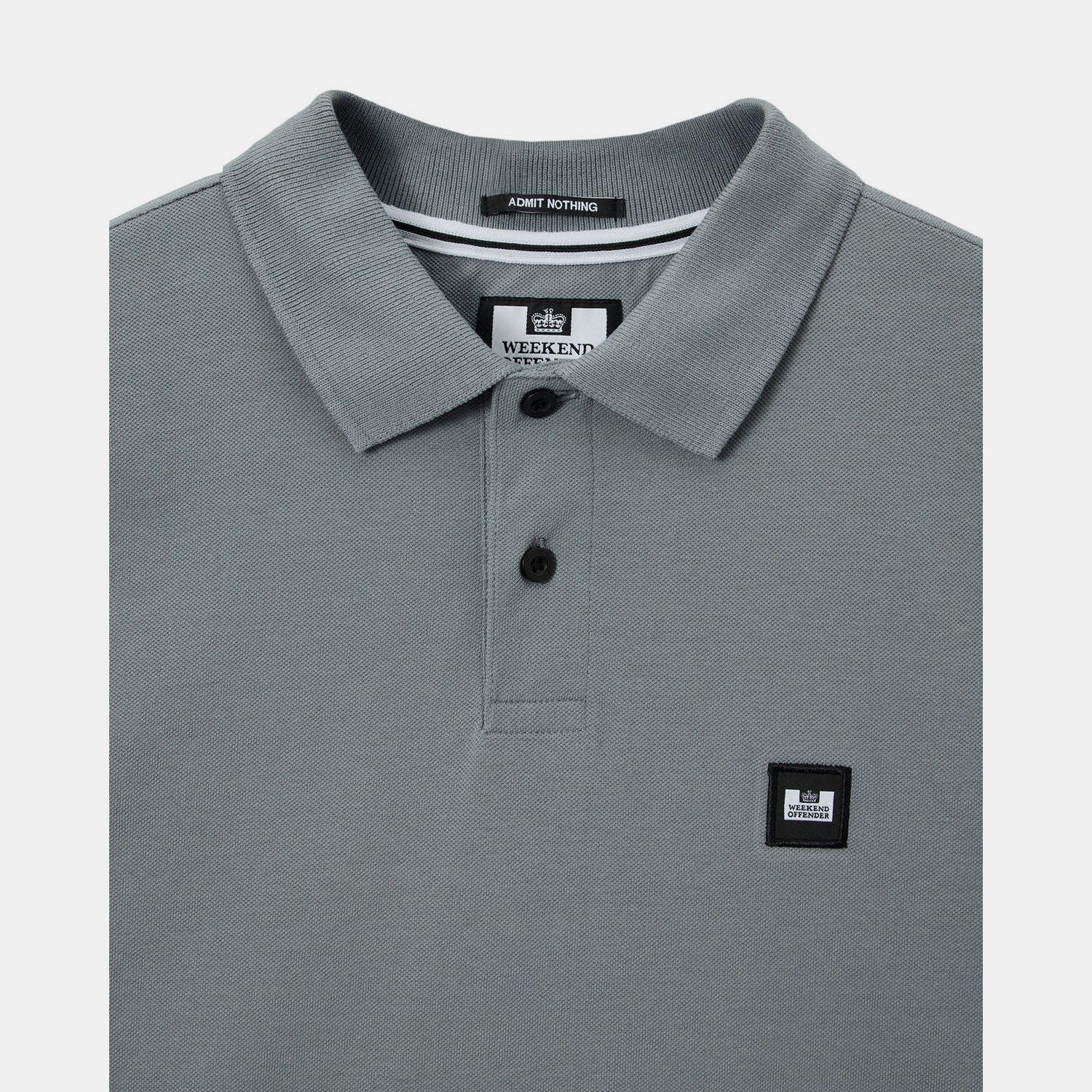 Grey - Weekend Offender - Caneiros Polo Shirt - 6