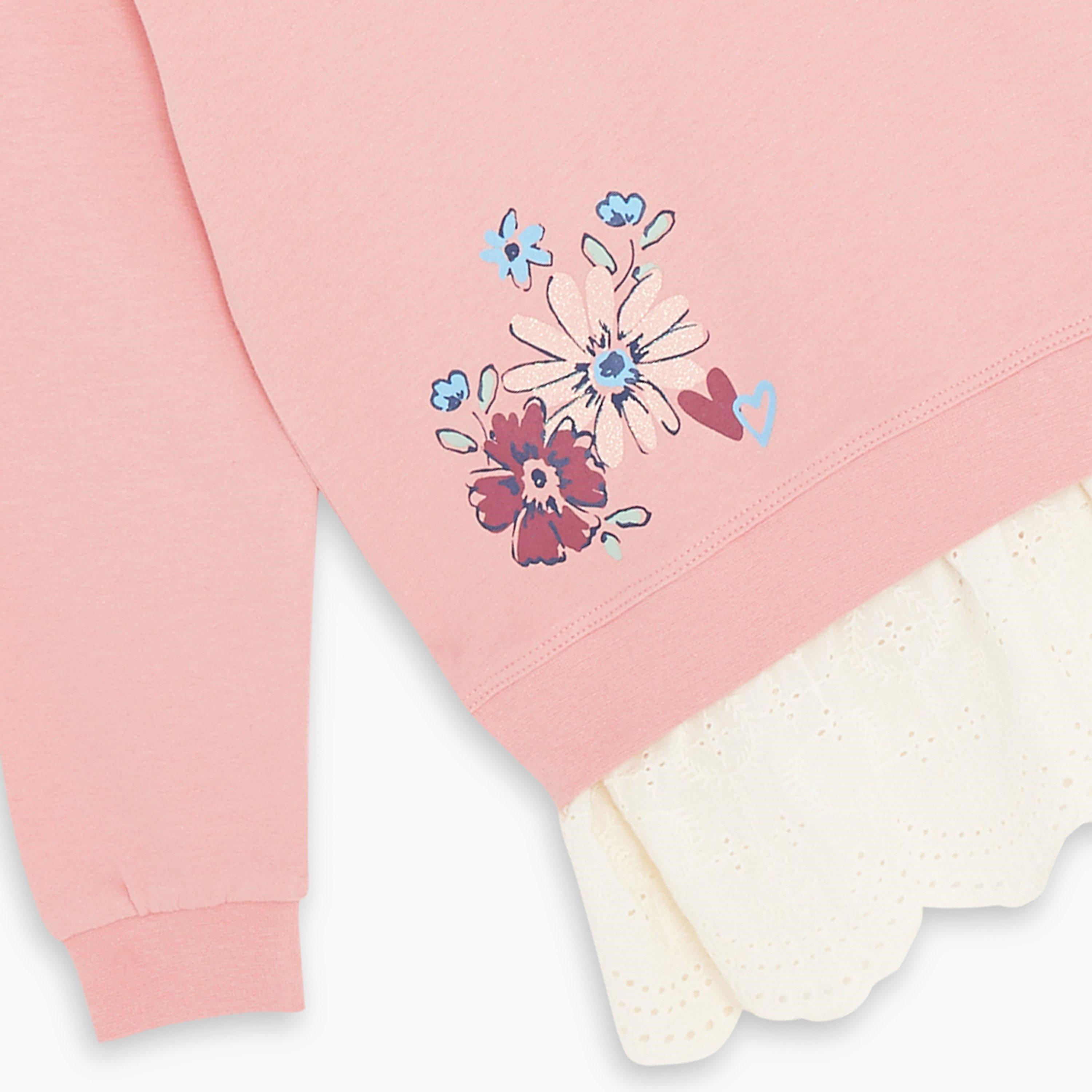 Pink - Be You - Younger Girl Occasion Broderie Dress - 6