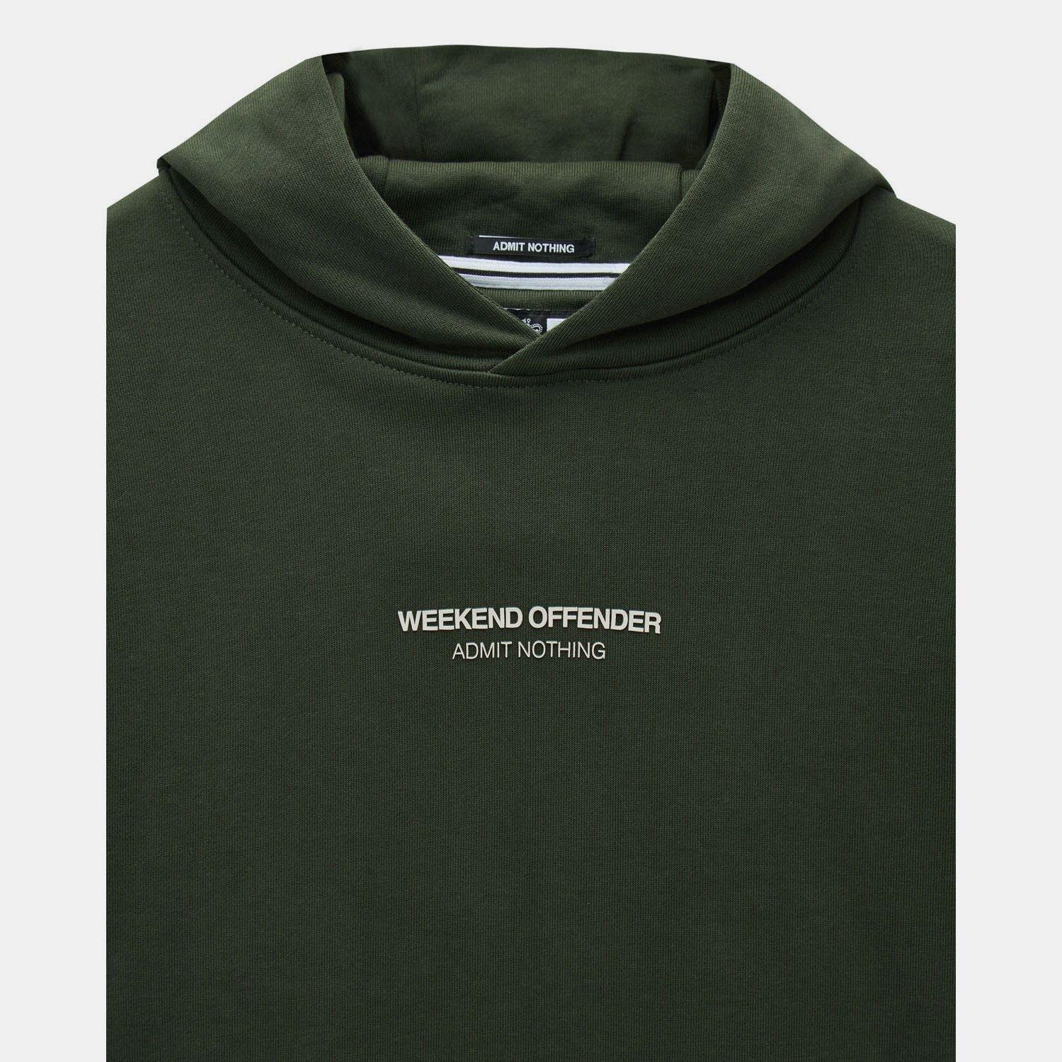 Green - Weekend Offender - Coban Woan Pocket Hoodie - 5