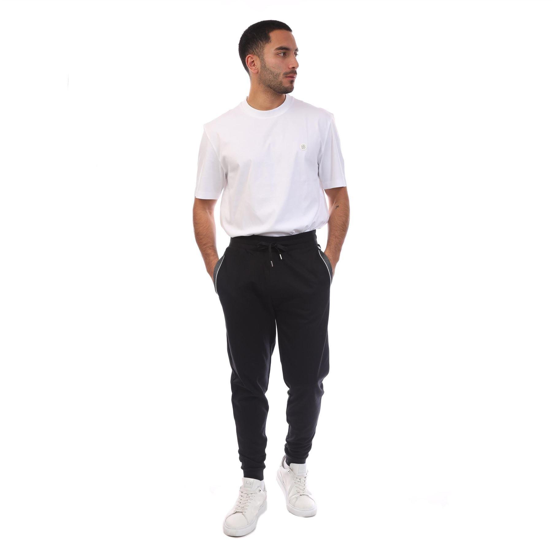 Black - Boss - Loungewear Tracksuit Pants - 4