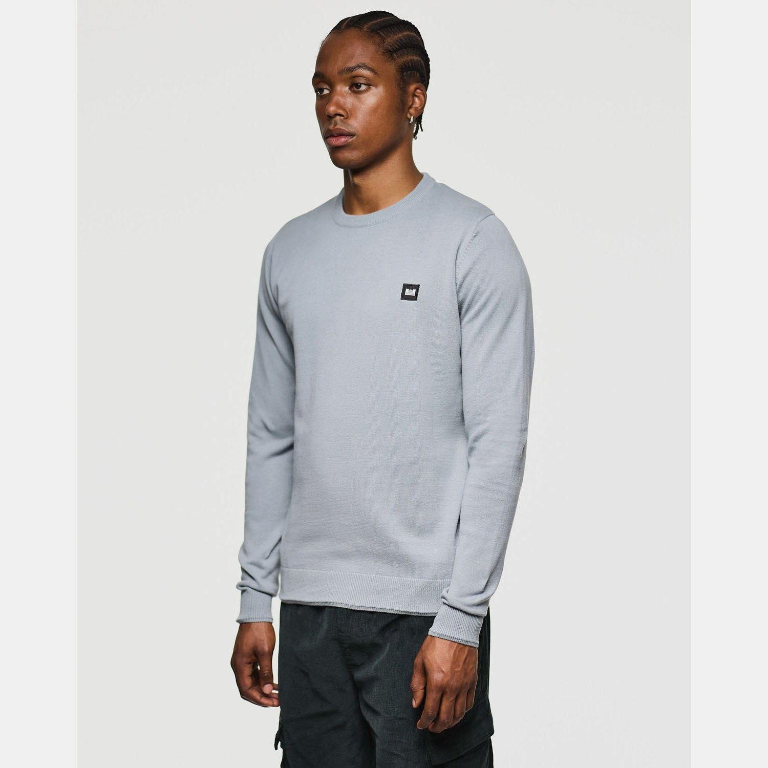 Grey - Weekend Offender - Solace Fine Gauge Crew Knit Sweat - 2