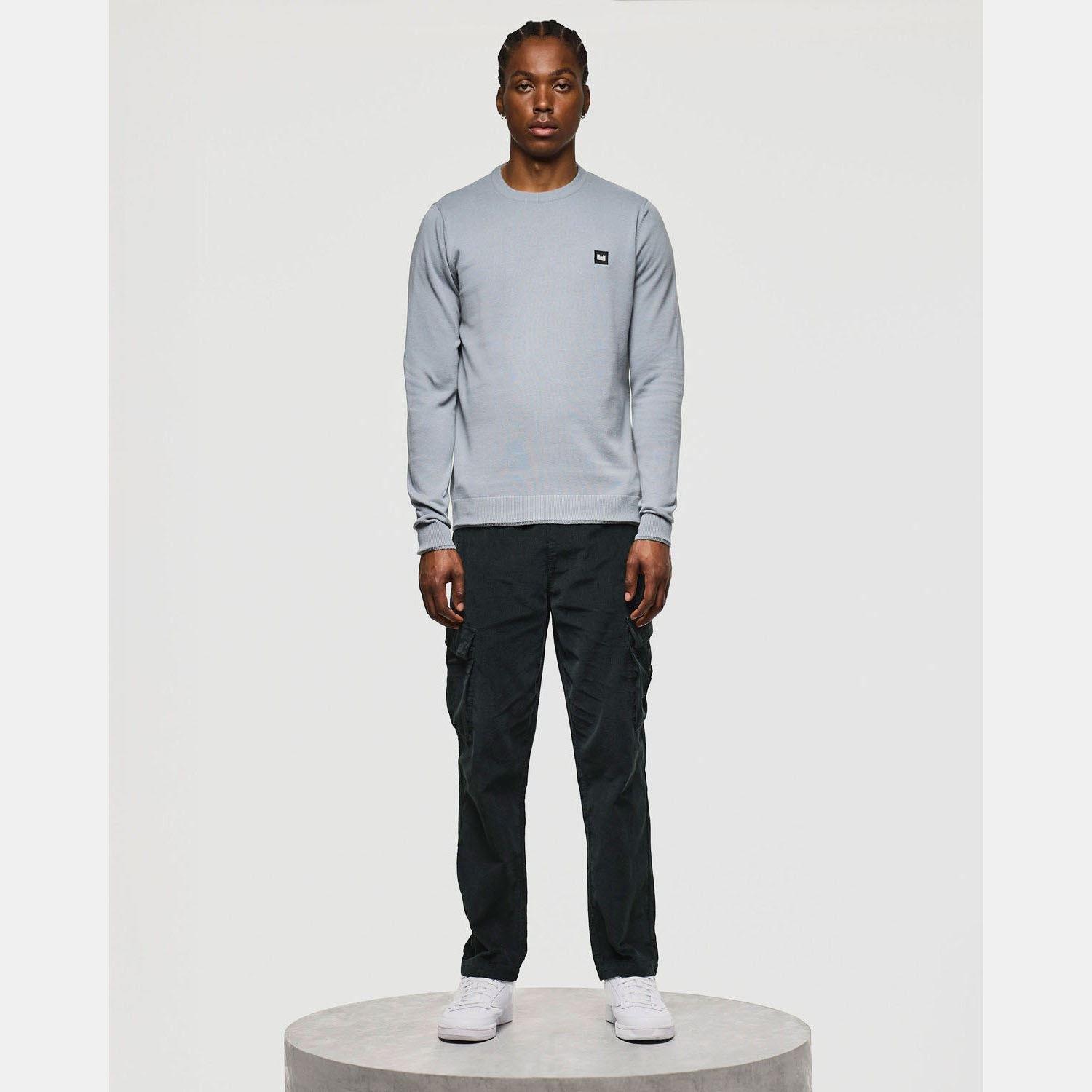 Grey - Weekend Offender - Solace Fine Gauge Crew Knit Sweat - 4
