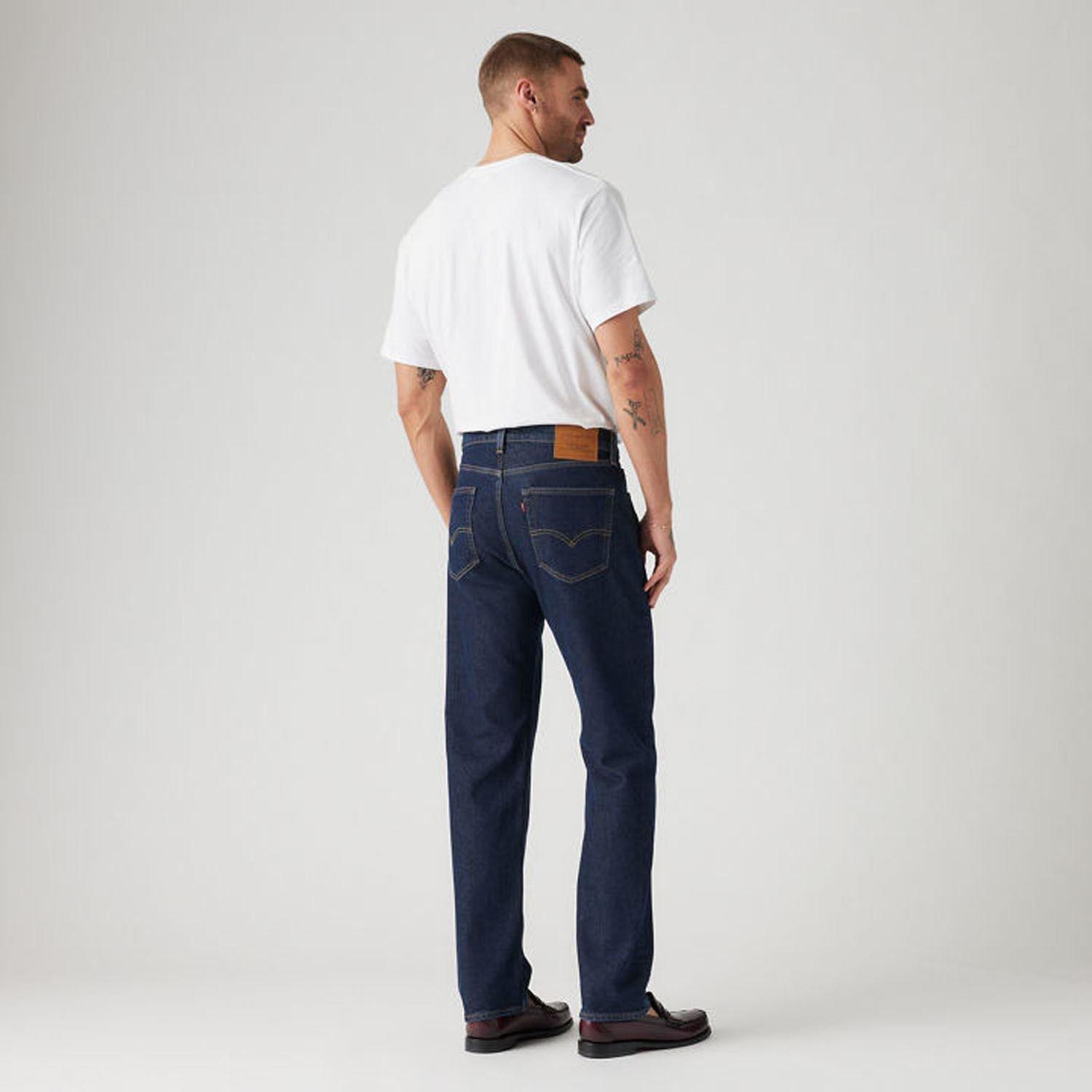 Blauw - Levis - 505 Deepest Blue Regular Jeans - 3