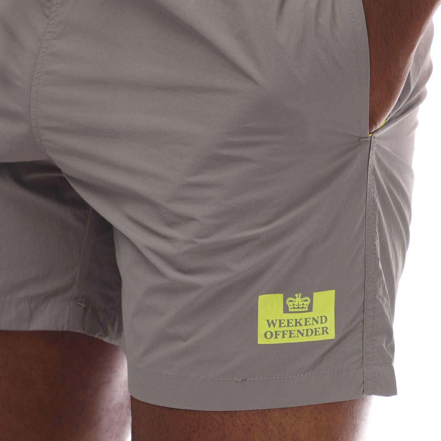 Grey - Weekend Offender - Barios Swim Short - 3