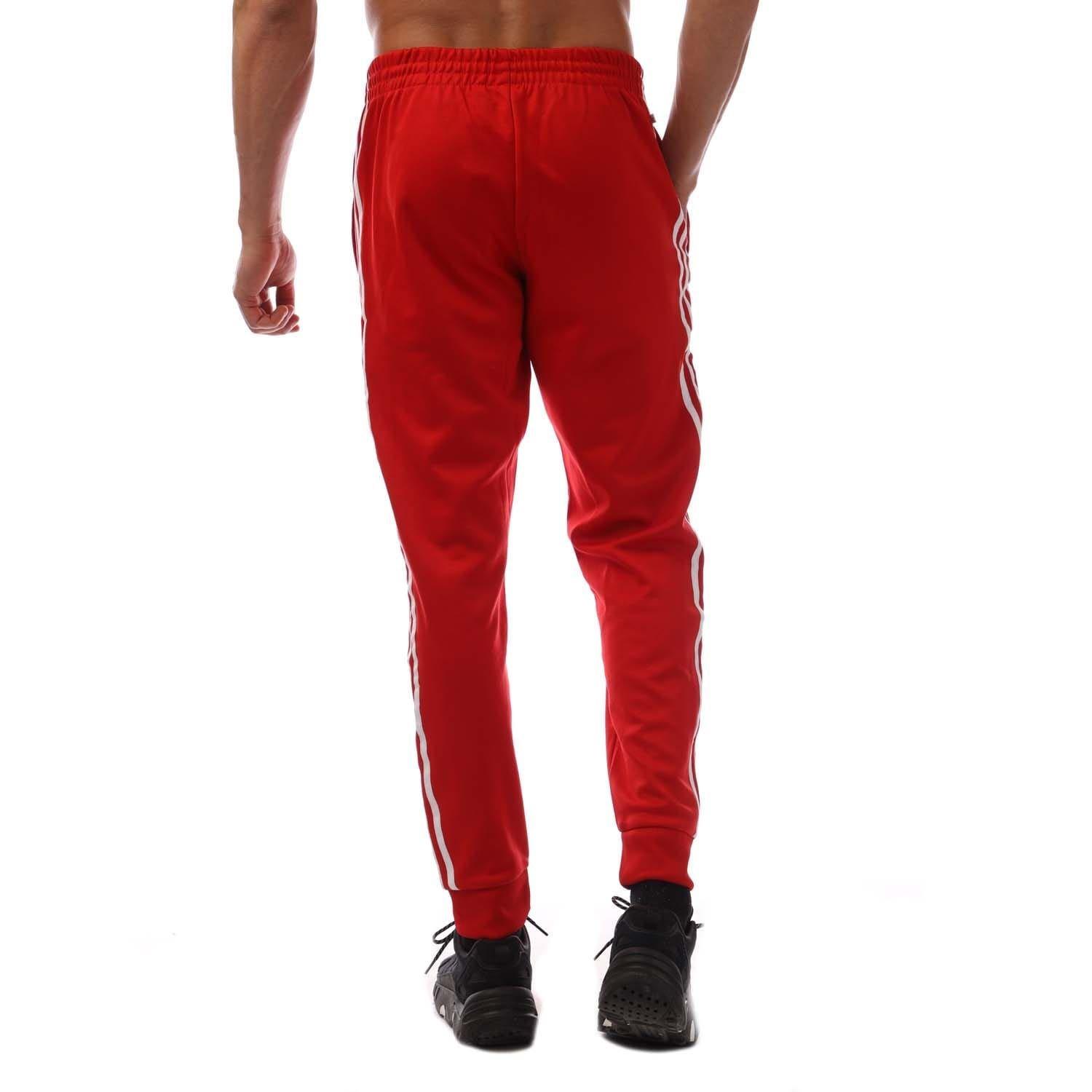 Red - adidas Originals - Adicolor Classics SST Tracksuit Bottoms - 2