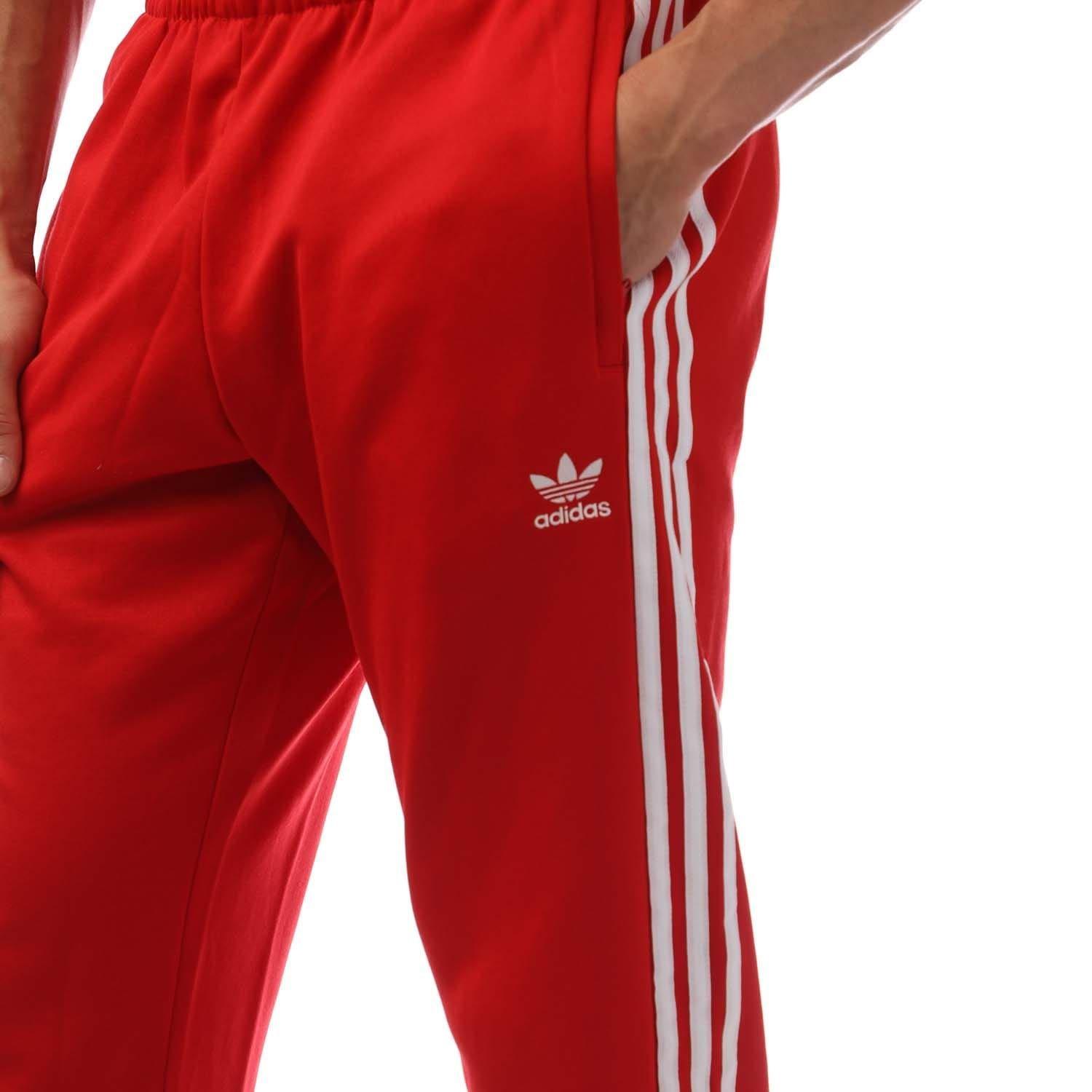 Red - adidas Originals - Adicolor Classics SST Tracksuit Bottoms - 3