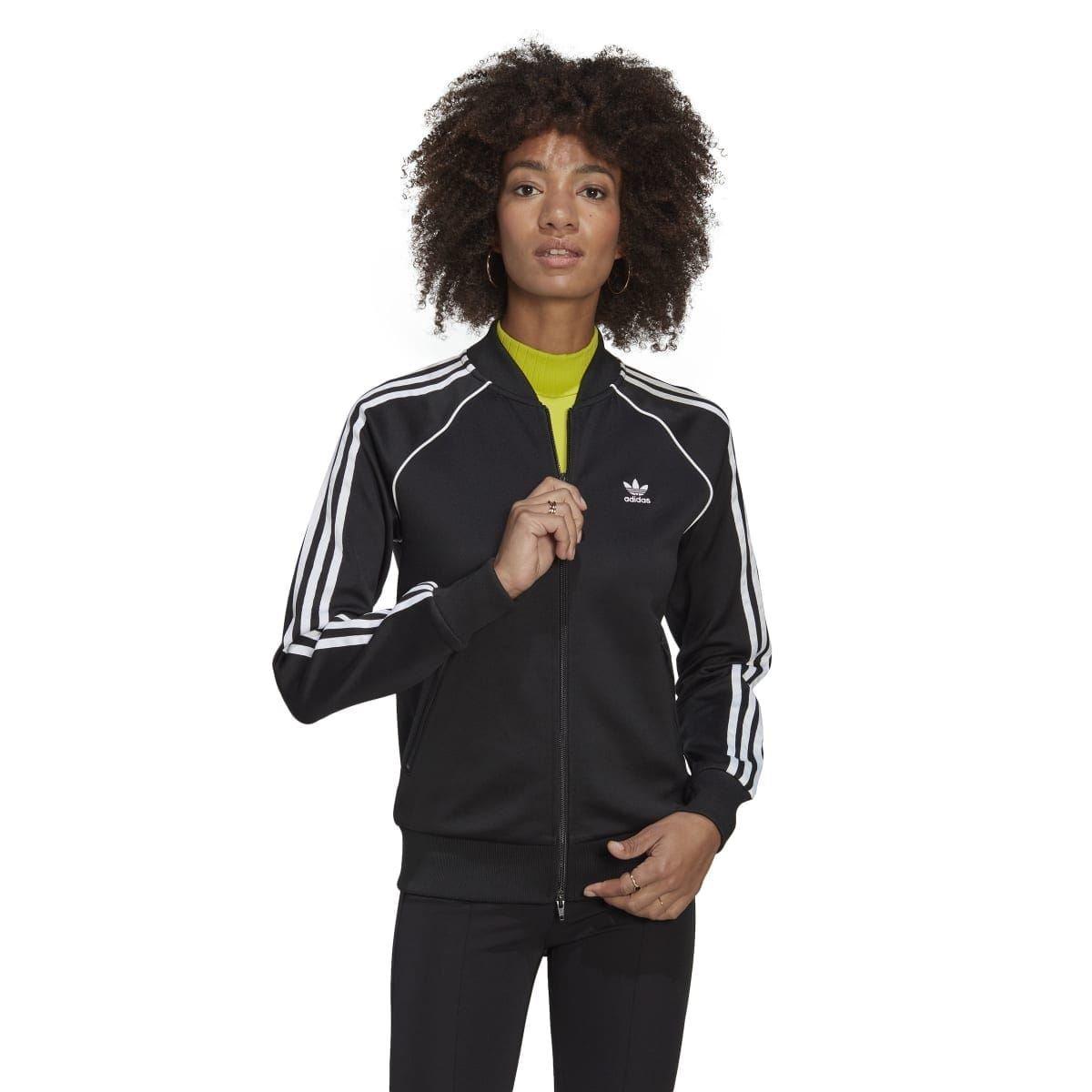 Black-White - adidas Originals - Primeblue SST Track Top - 4