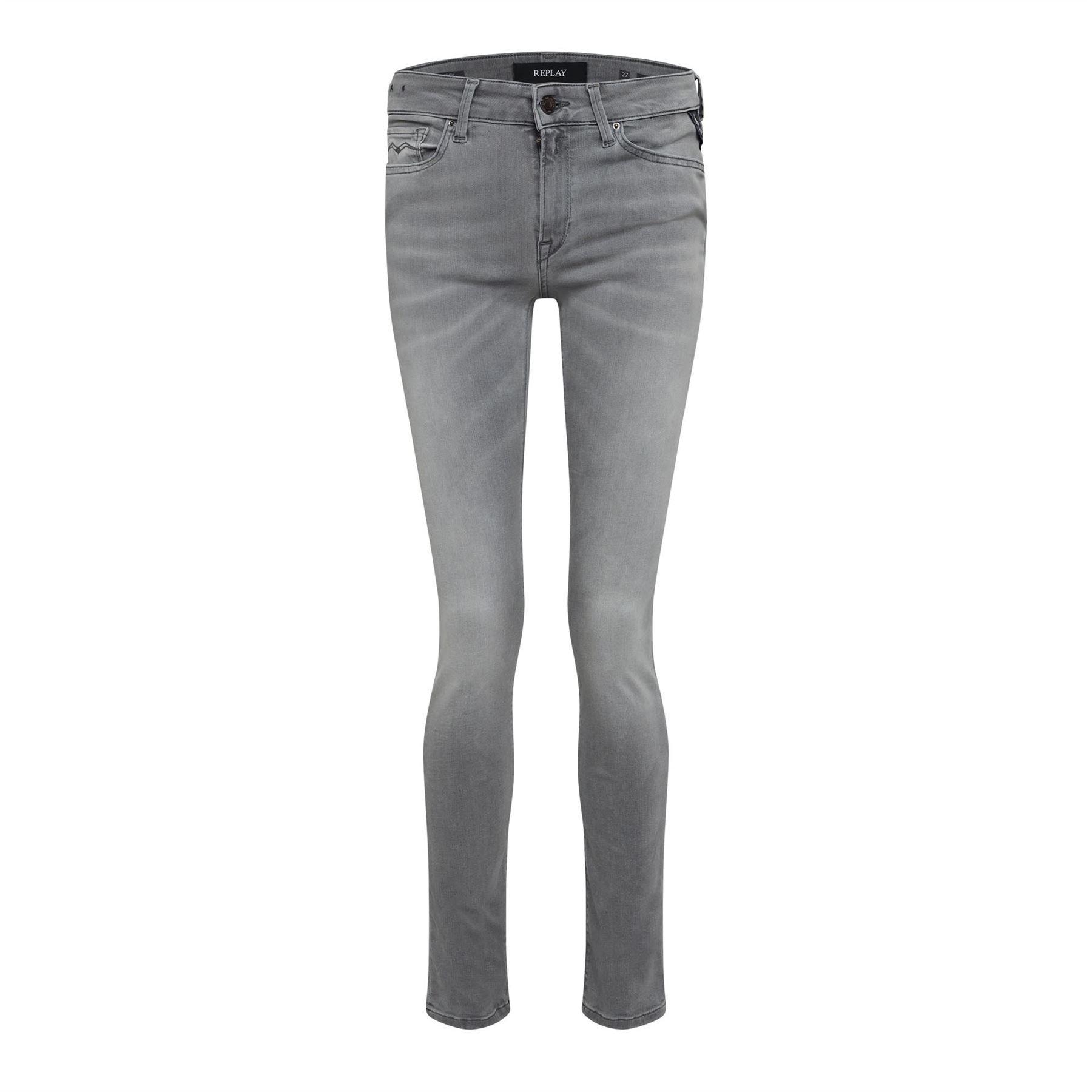 Replay Women's New Luz Skinny-Fit Jeans - Grey - 28S