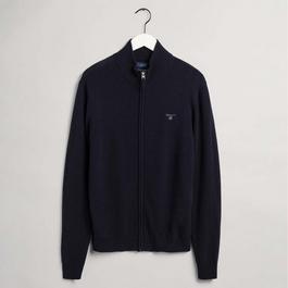 Gant Extrafine Lambswool Zip Cardigan