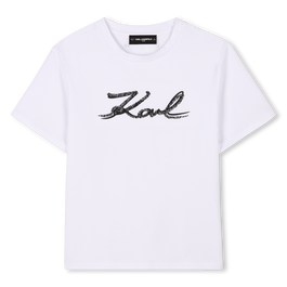 Karl Lagerfeld Karl Sequin T-Shirt In53