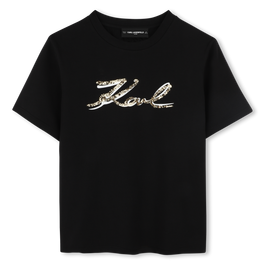 Karl Lagerfeld Karl Sequin T-Shirt In53