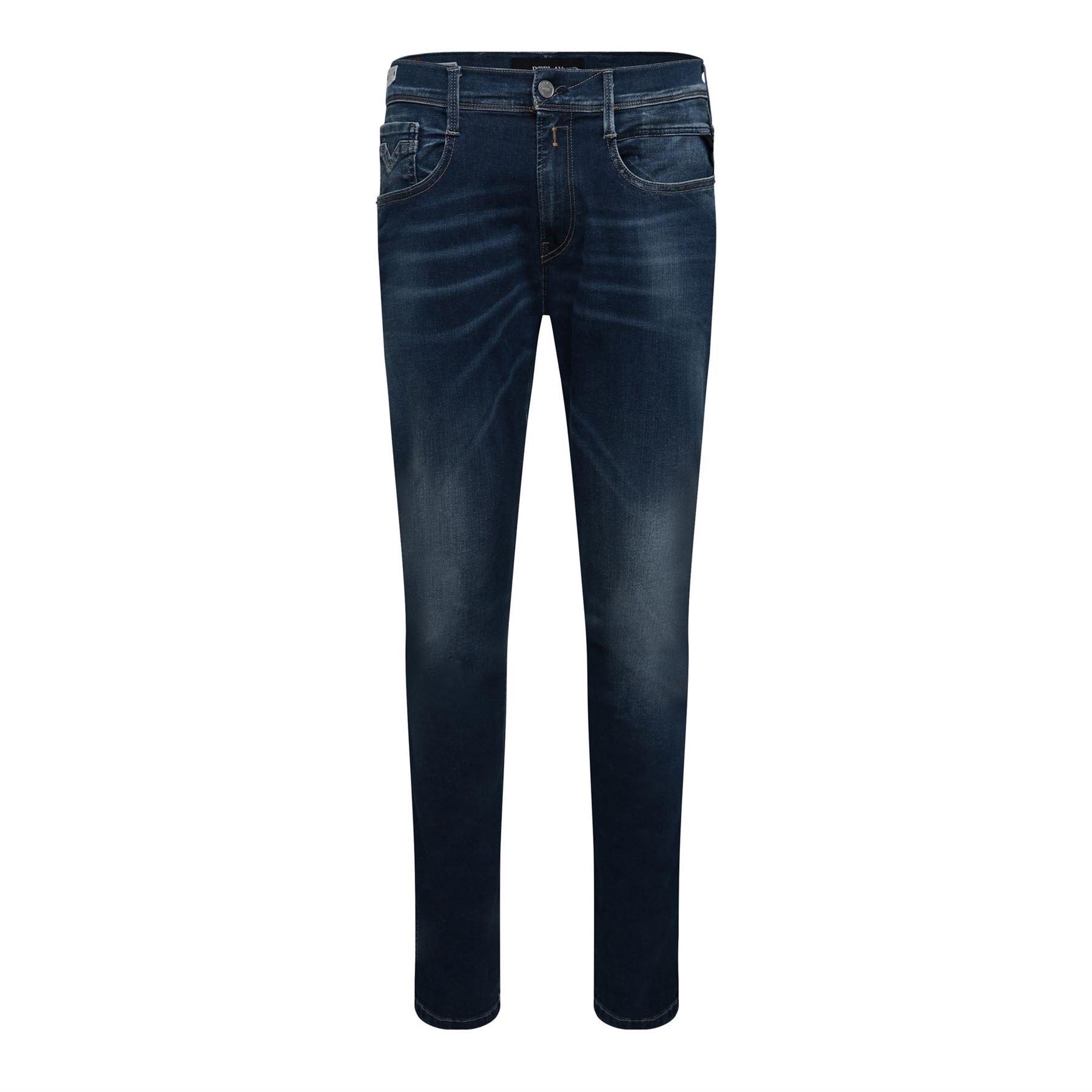 Blue - Replay - Anbass Slim-Fit Jeans - 1