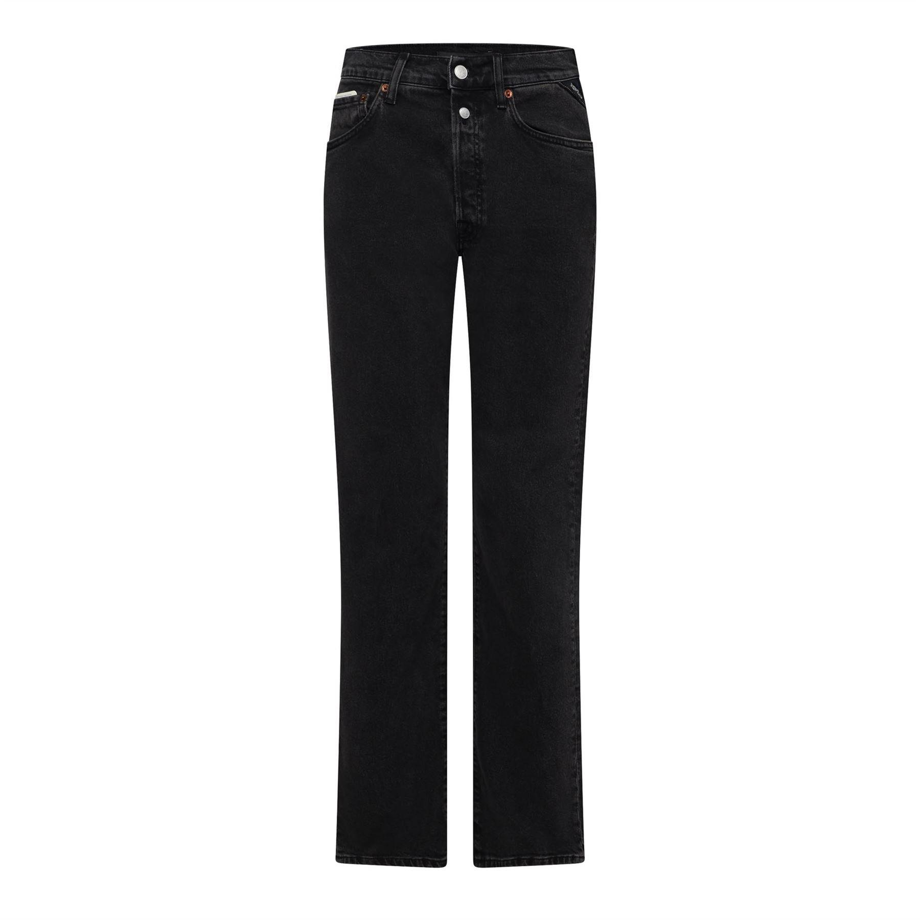 Replay 9zero1 Straight-Fit Jeans - Black - Size 30S