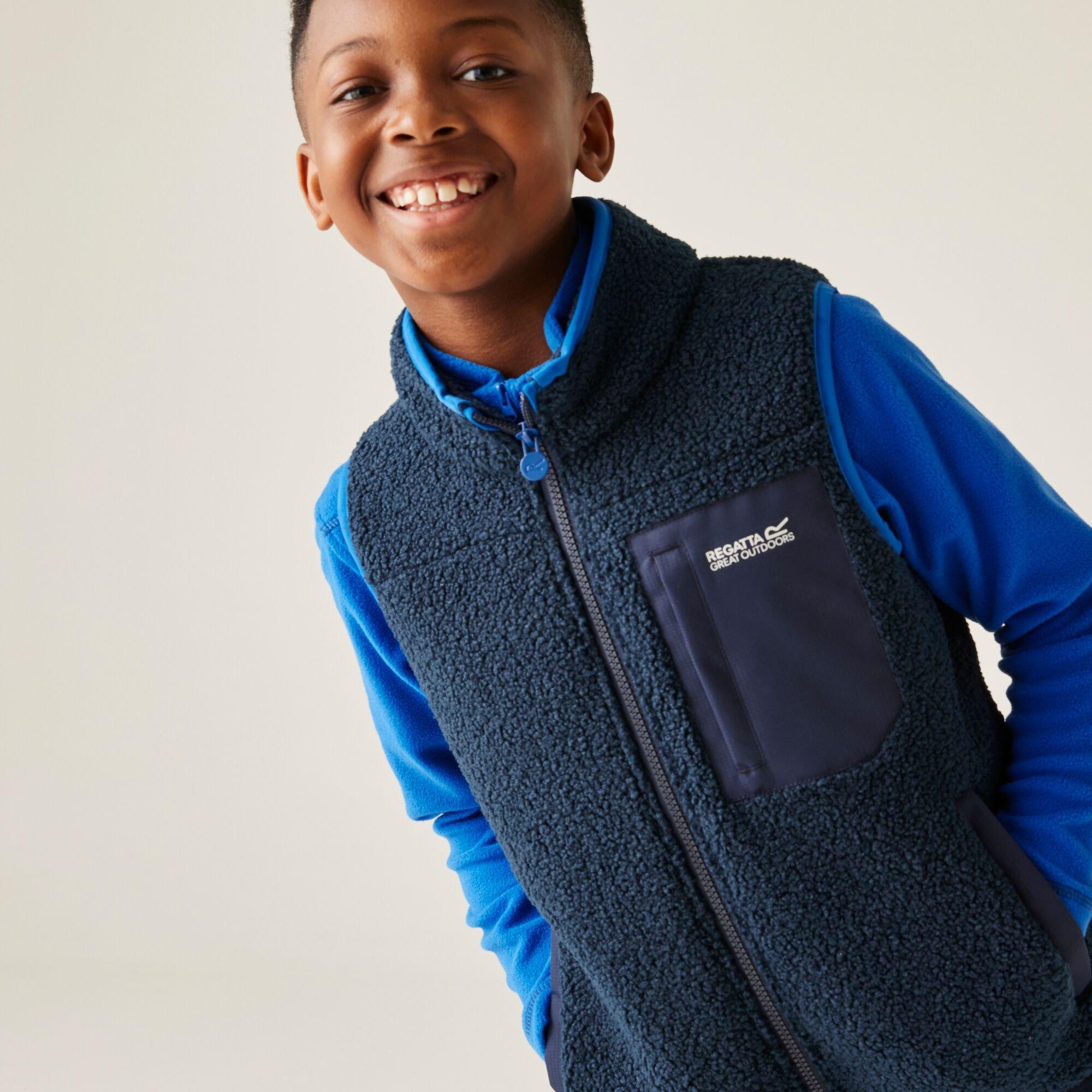 Navy Blue - Regatta - Junior Frankie Warm Bodywarmer - 4