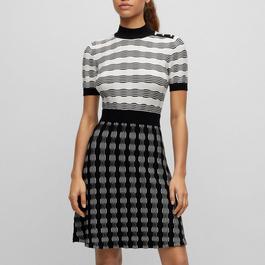 Boss Foldiana Knitted Dress