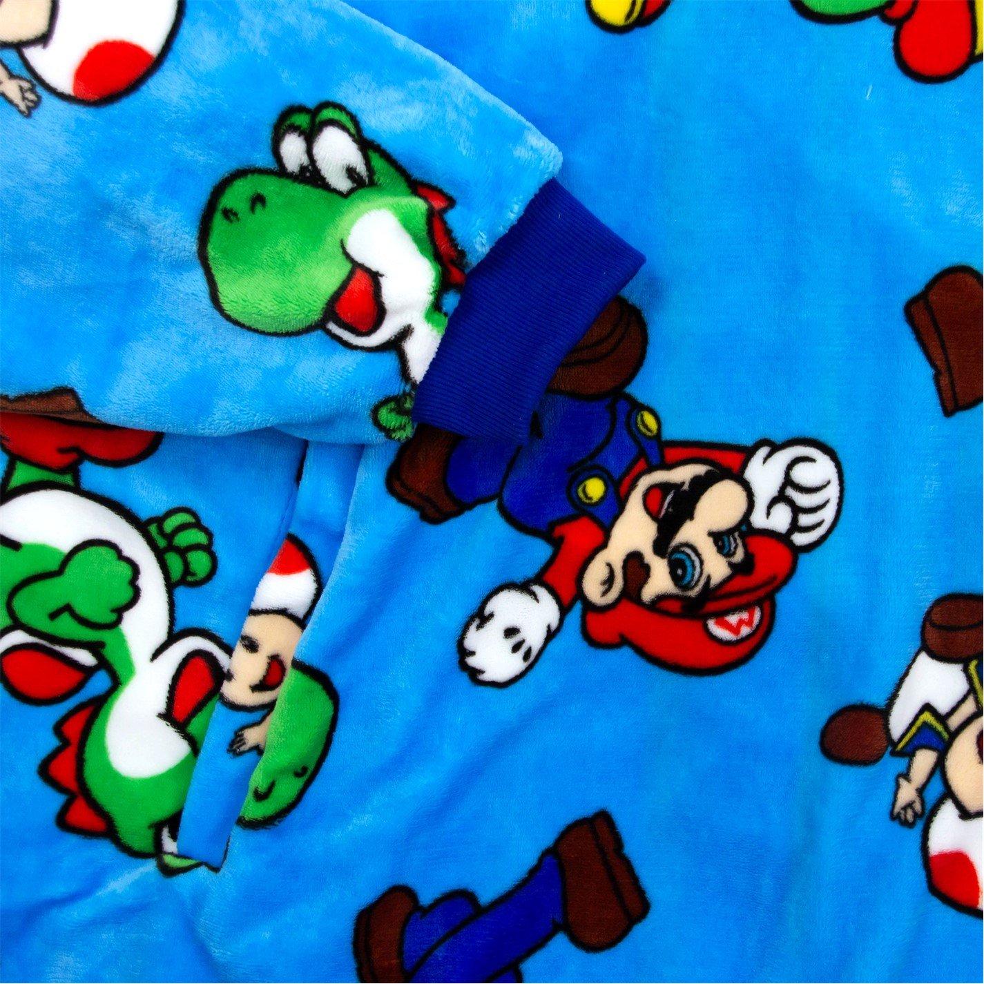 Nintendo - Nintendo - Unisex Kids' Mario Fluffy Dressing Gown - 3
