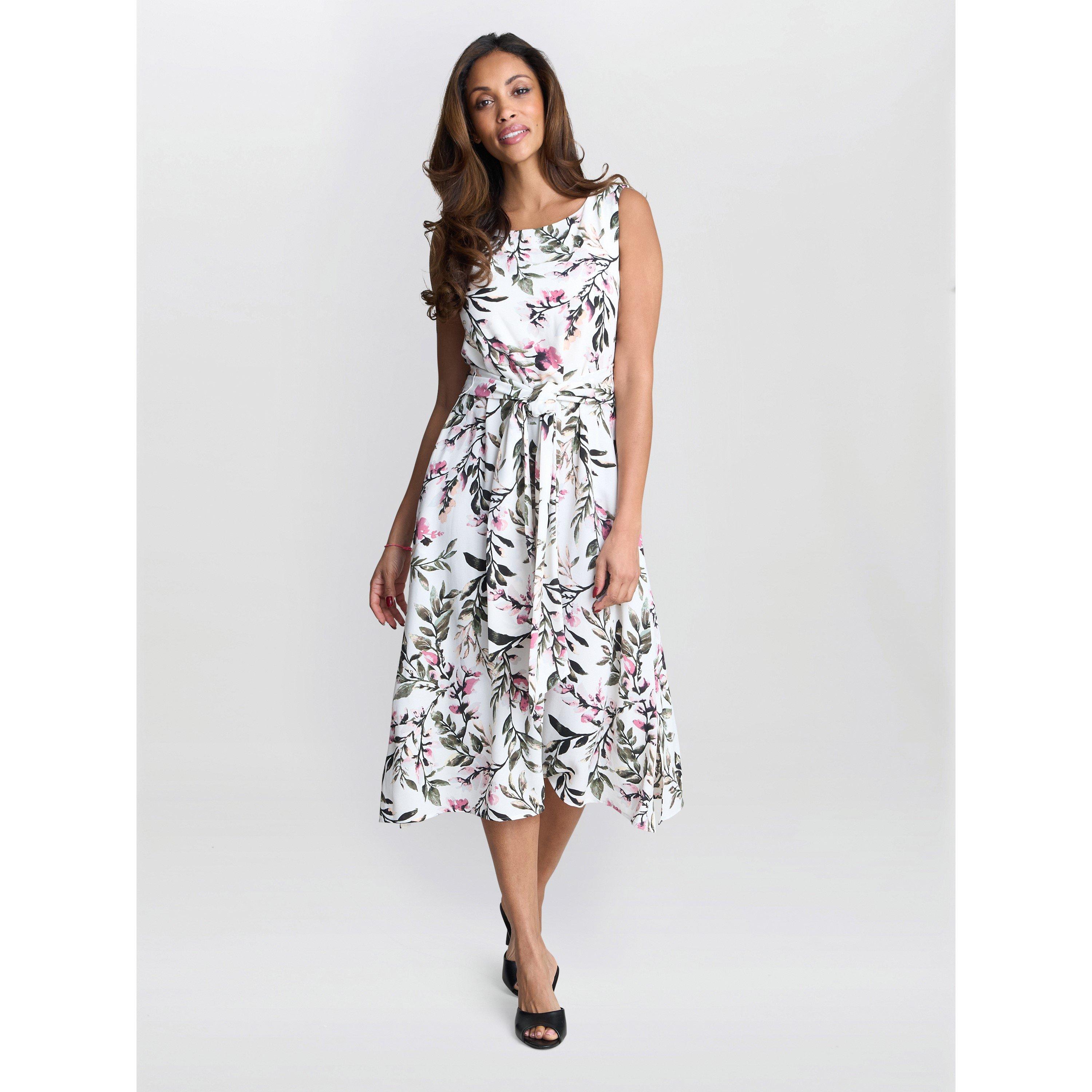 Gina Bacconi Women's Kelly Floral Printed Dress -  - 12